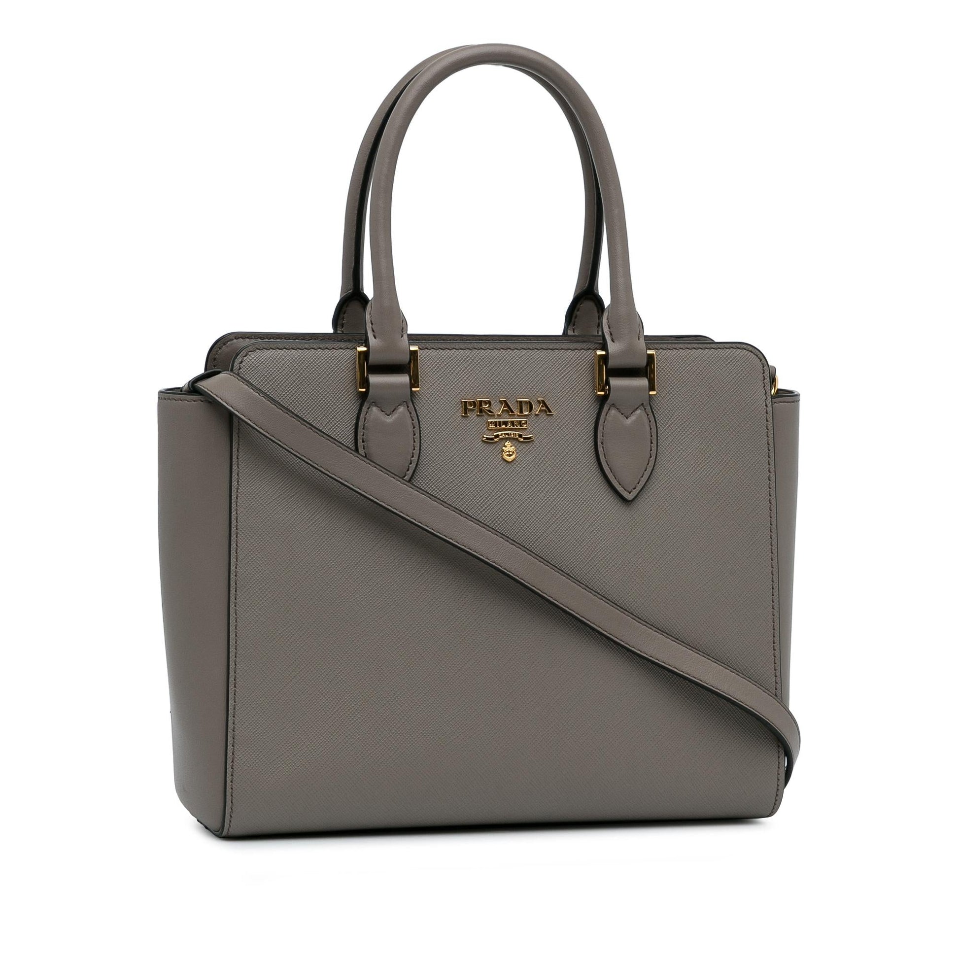 Prada Soft Satchel Shg Sp1Fas Saffiano Satchel Bag