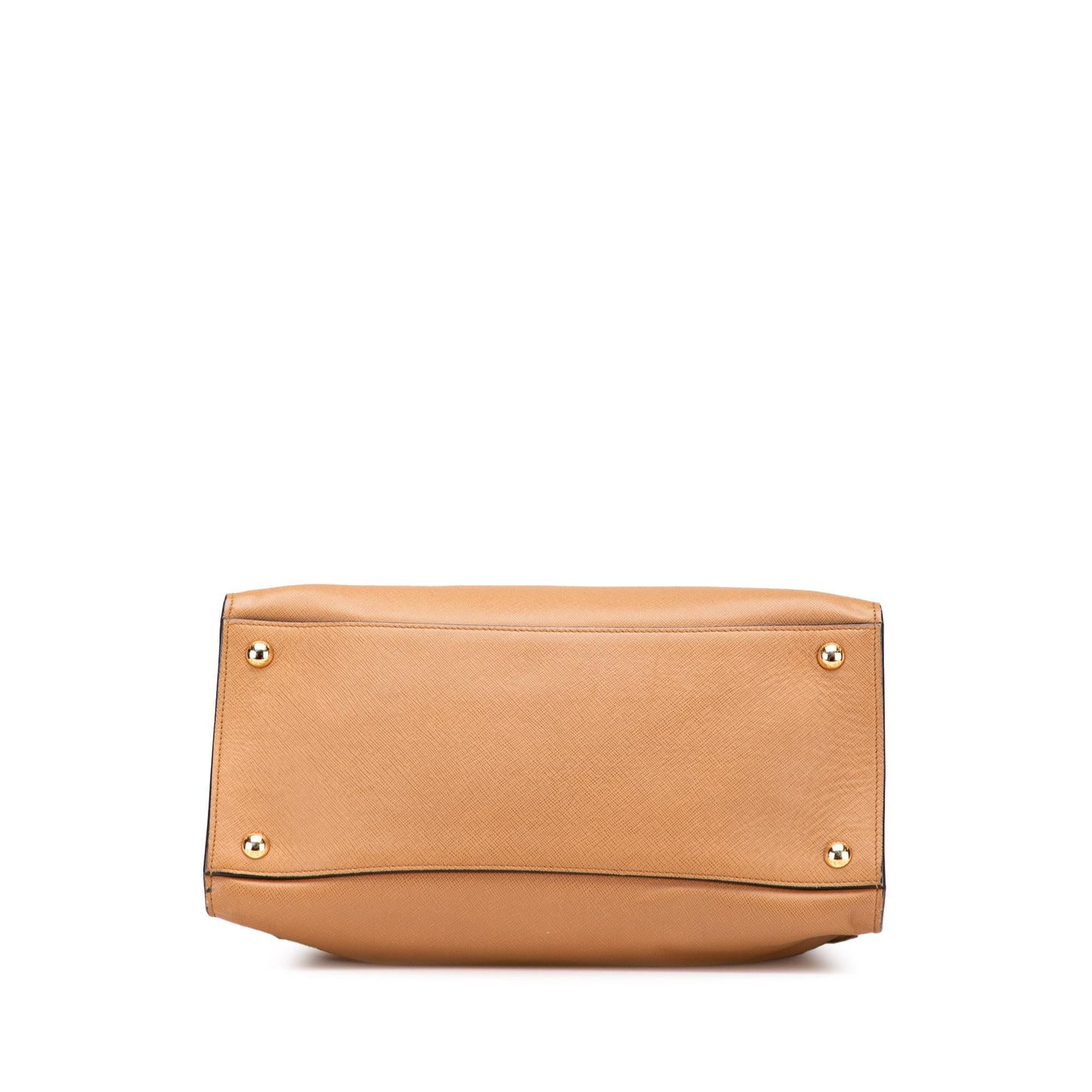 Prada Soft Triple Pocket Satchel Saffiano Satchel Bag