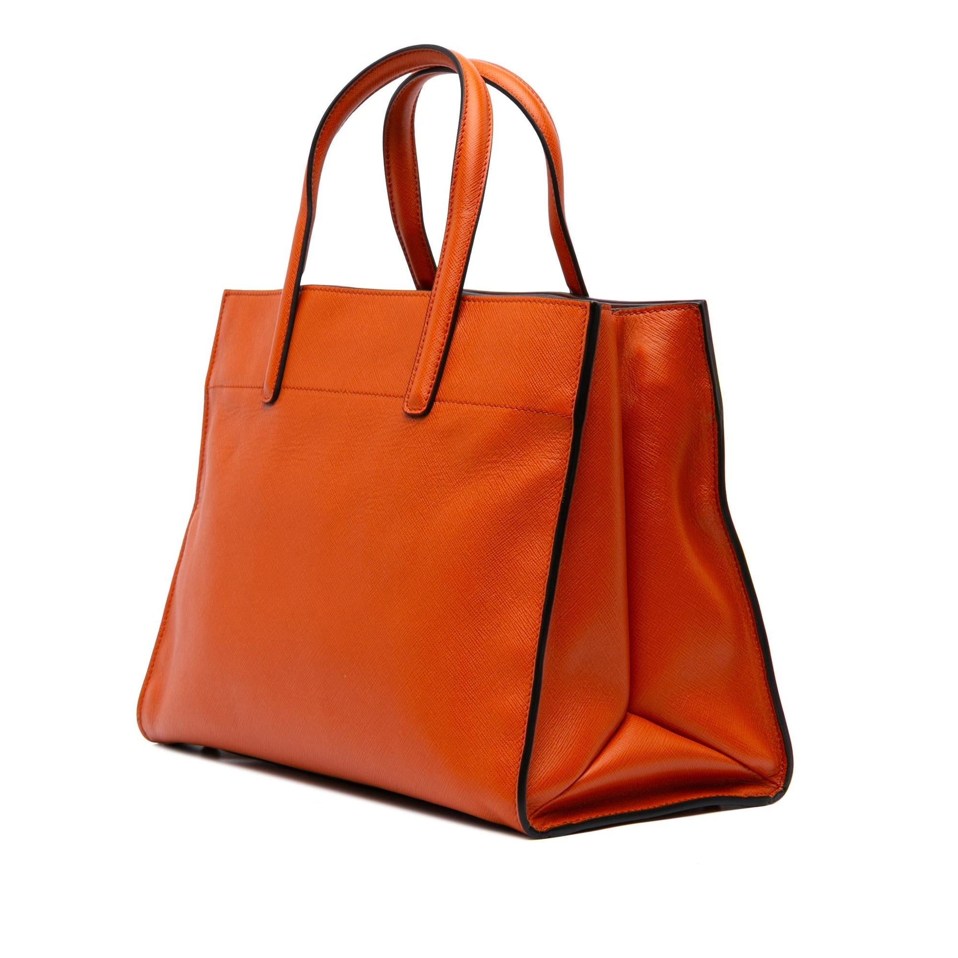 Prada Soft Triple Pocket Tote Saffiano Tote Bag Pocket Tote 3