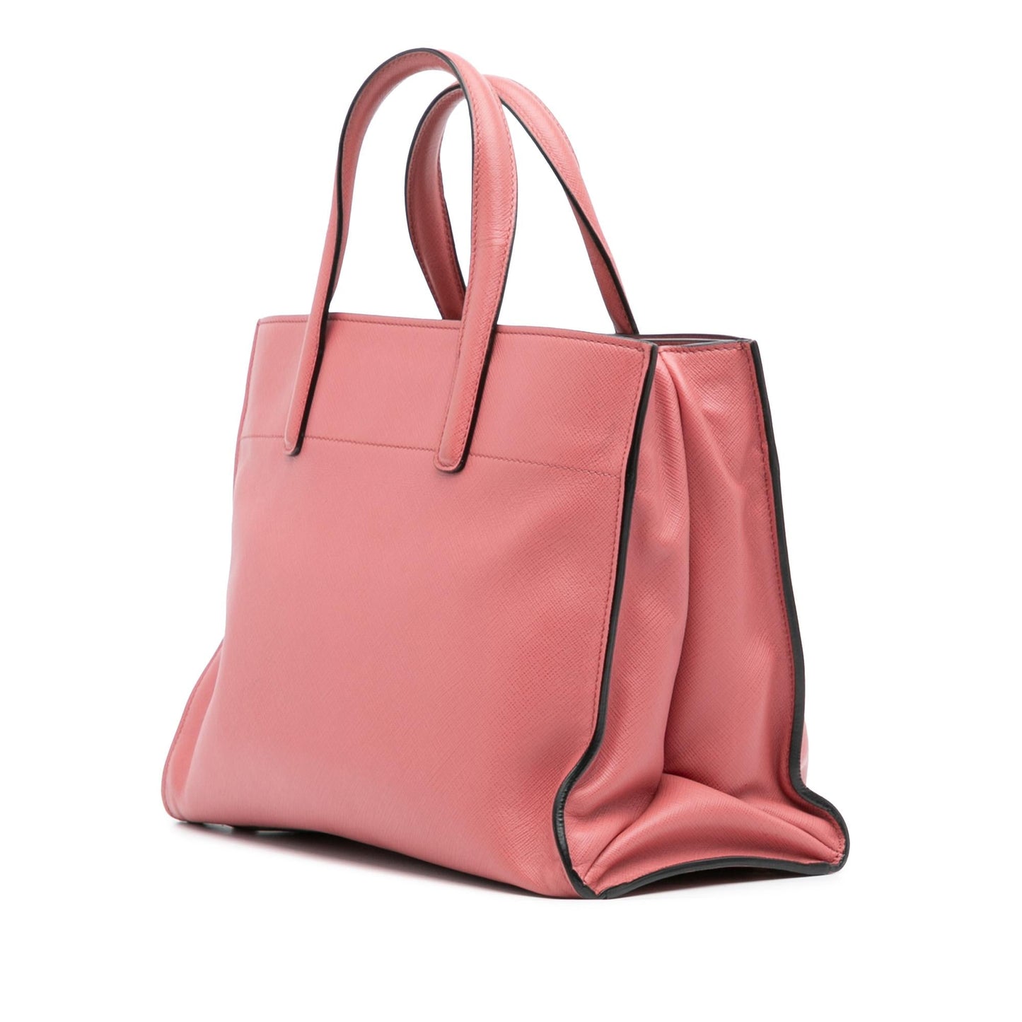 Prada Soft Triple Pocket Tote Saffiano Tote Bag Pocket Tote 5