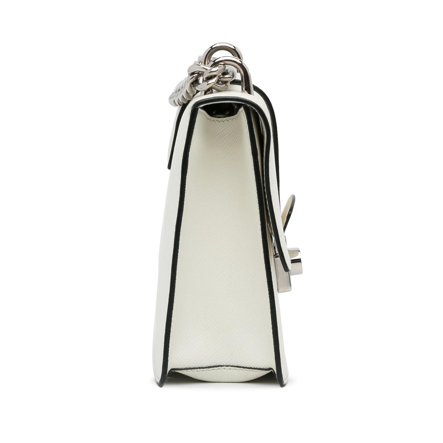 Prada Sound Lock Crossbody Shg Zhdte1 Saffiano Chain Crossbody Bag