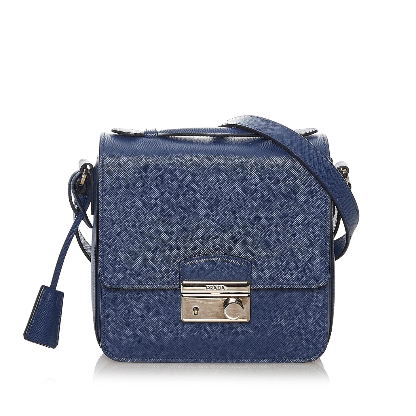 Prada Sound Satchel Shg Saffiano Satchel Bag