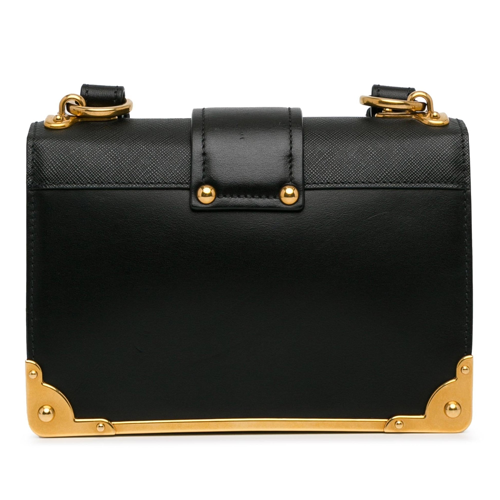 Prada Trimmed City Calf Cahier Shg Nqrowz Crossbody Bag Saffiano
