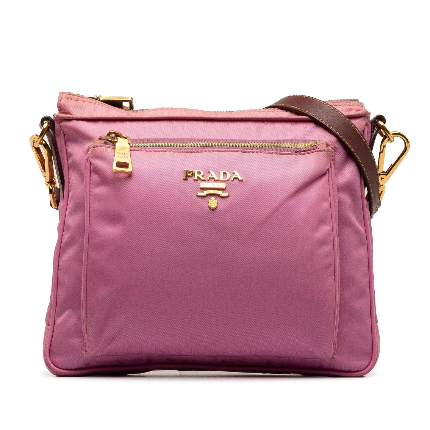 Prada Trimmed Tessuto Crossbody Shg Bzu4Ij Saffiano Crossbody Bag