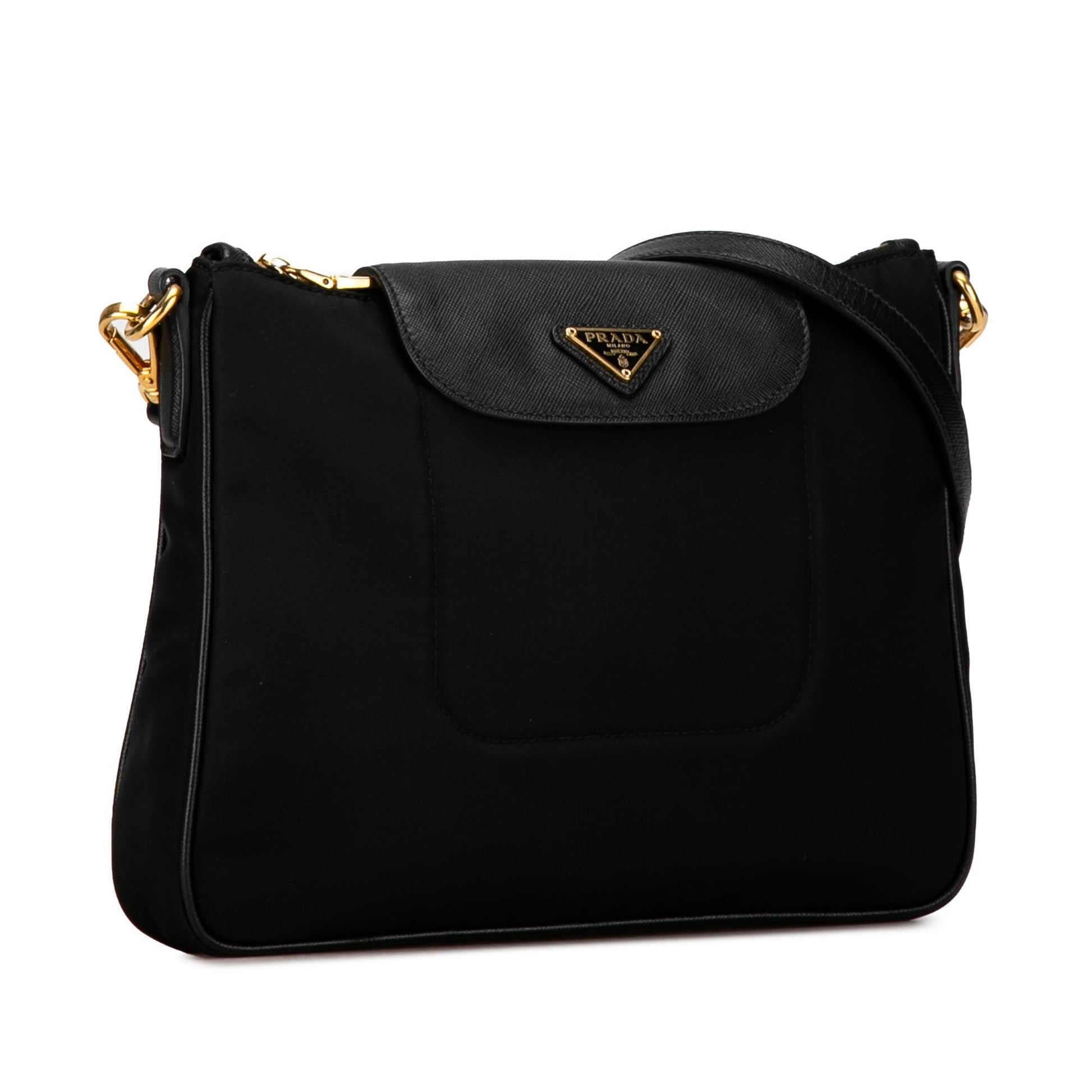 Prada Trimmed Tessuto Crossbody Shg Ntt1B2 Saffiano Crossbody Bag