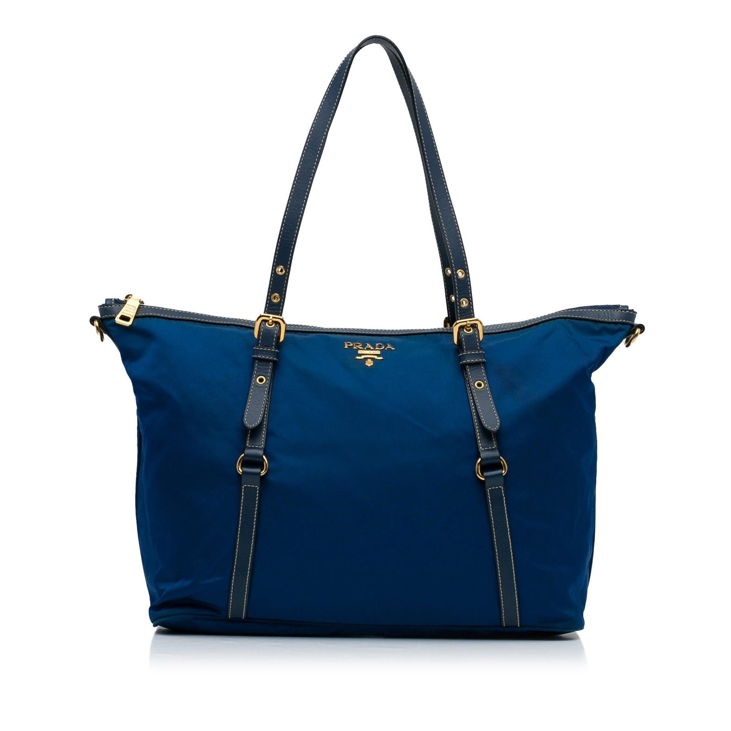 Prada Trimmed Tessuto Satchel Shg Atcbbp Saffiano Satchel Bag