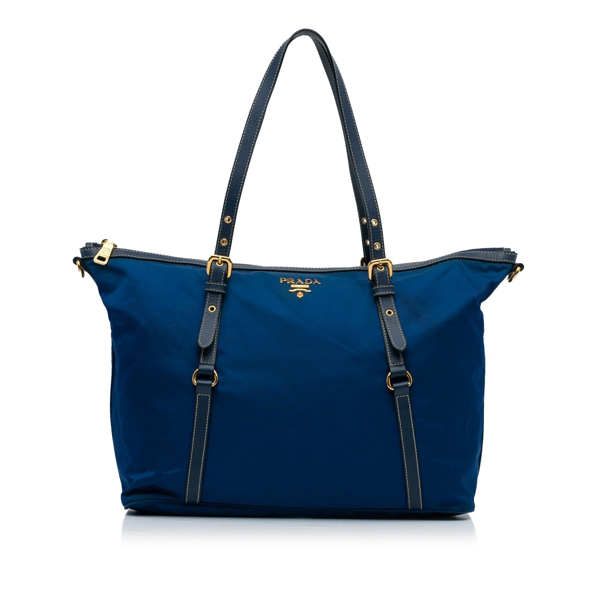 Prada Trimmed Tessuto Satchel Shg Atcbbp Saffiano Satchel Bag