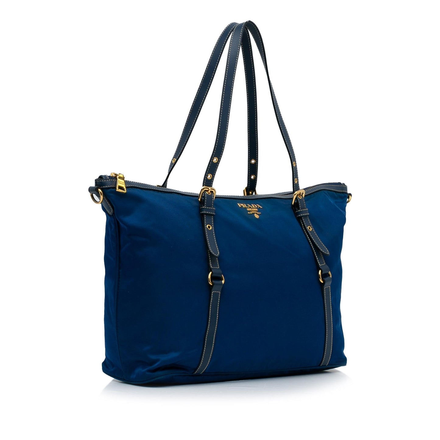 Prada Trimmed Tessuto Satchel Shg Atcbbp Saffiano Satchel Bag