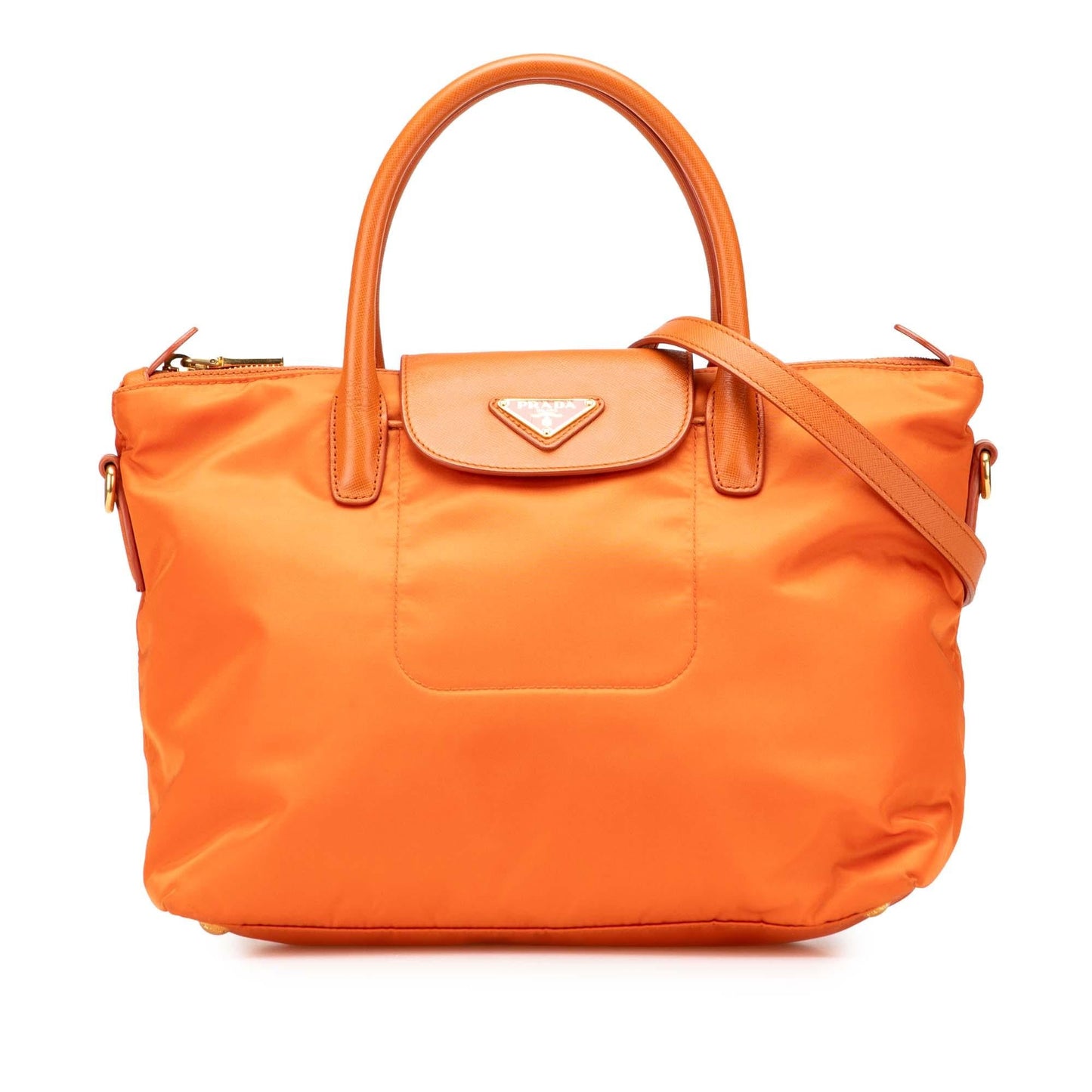Prada Trimmed Tessuto Satchel Saffiano Satchel Bag Trimmed Tessuto Satchel