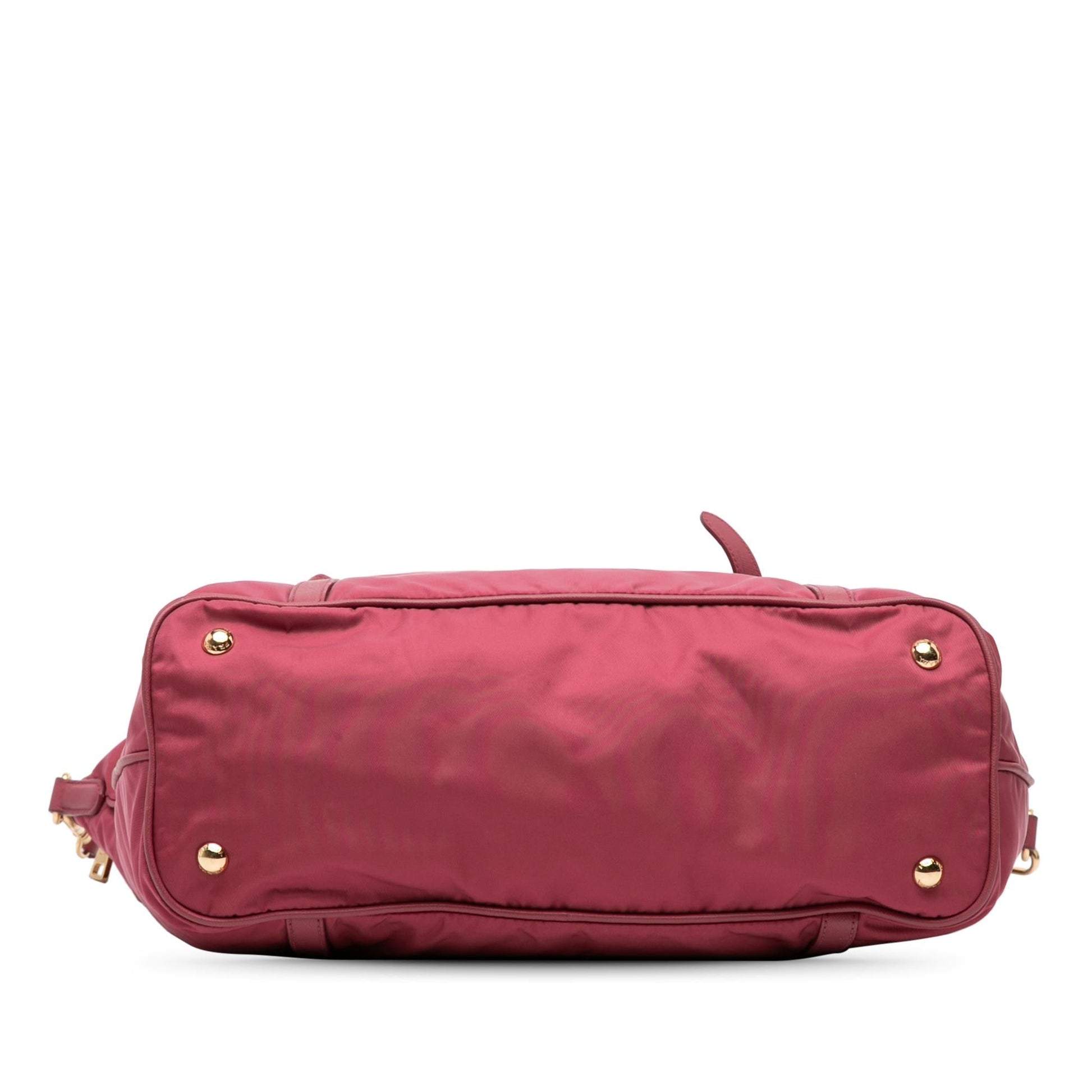 Prada Trimmed Tessuto Satchel Saffiano Satchel Bag Tessuto Satchel 4