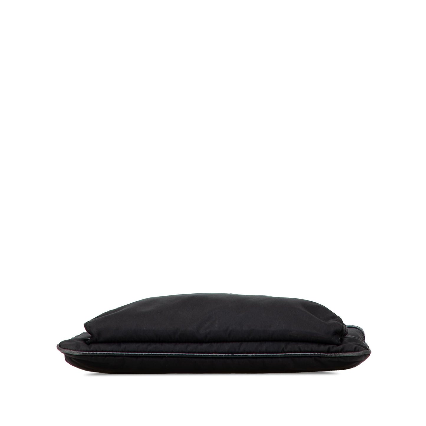 Prada Trimmed Tessuto Snap Crossbody Saffiano Crossbody Bag