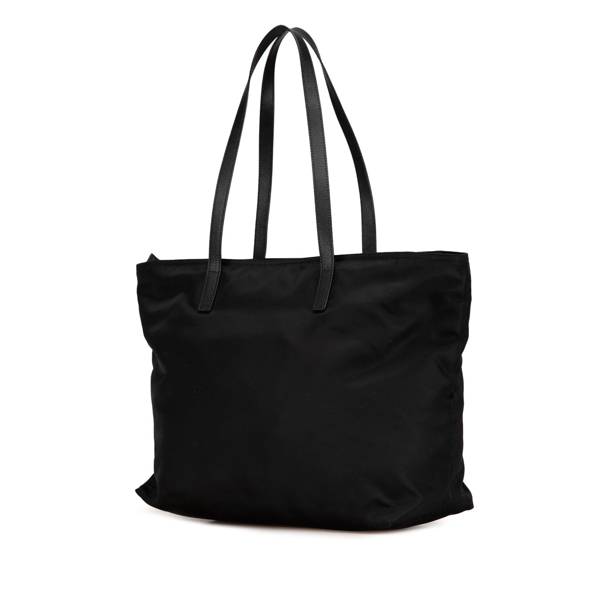 Prada Trimmed Tessuto Tote Shg T6Tqag Saffiano Tote Bag