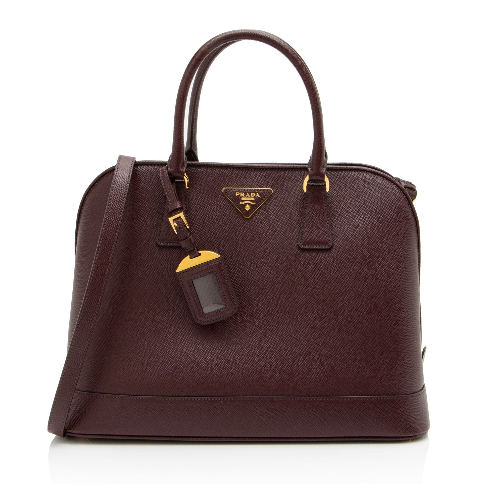 Prada Vernice Lux Promenade Satchel Saffiano Satchel Bag