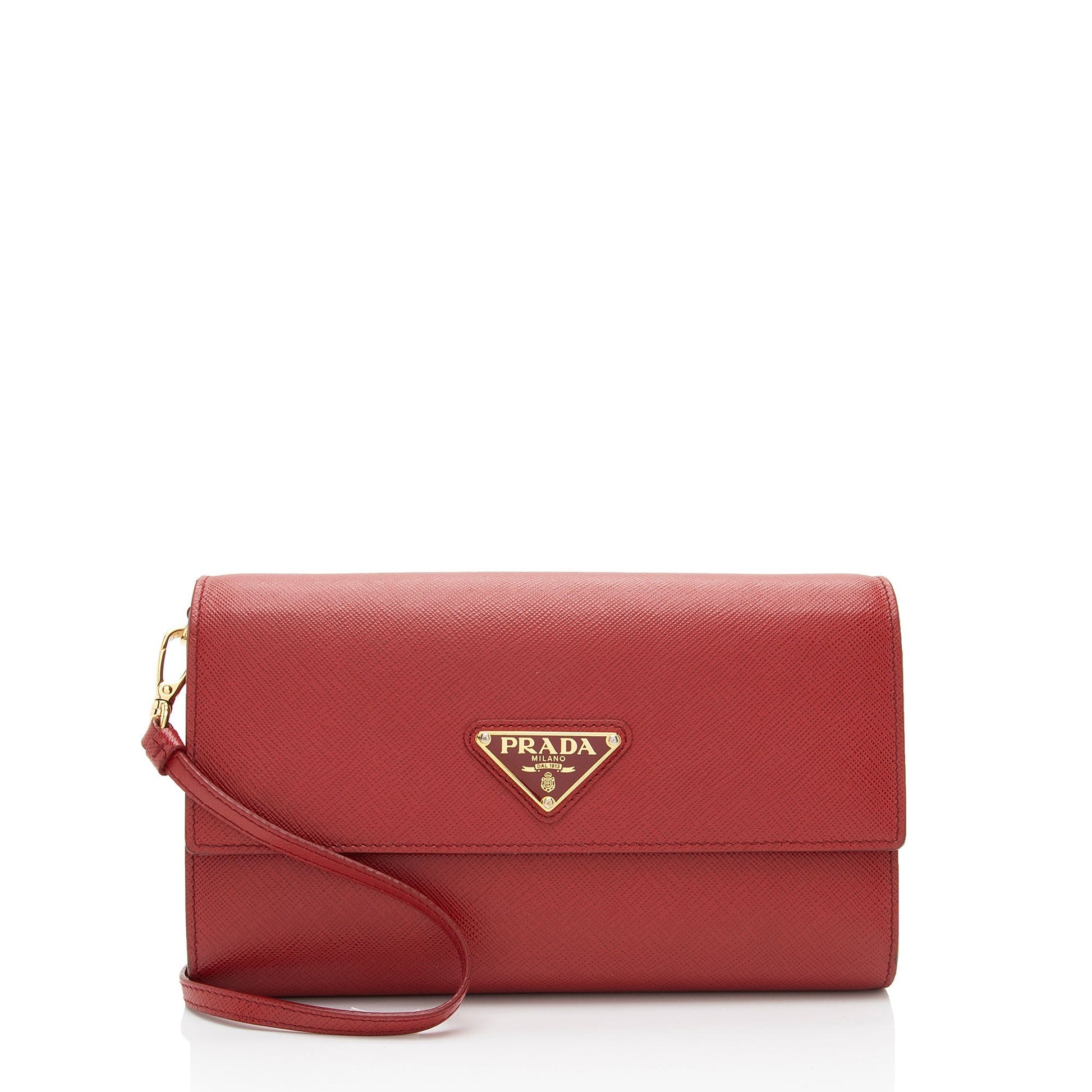 Prada Wallet On Bag Shf Yvfvnz Saffiano Chain Crossbody Bag