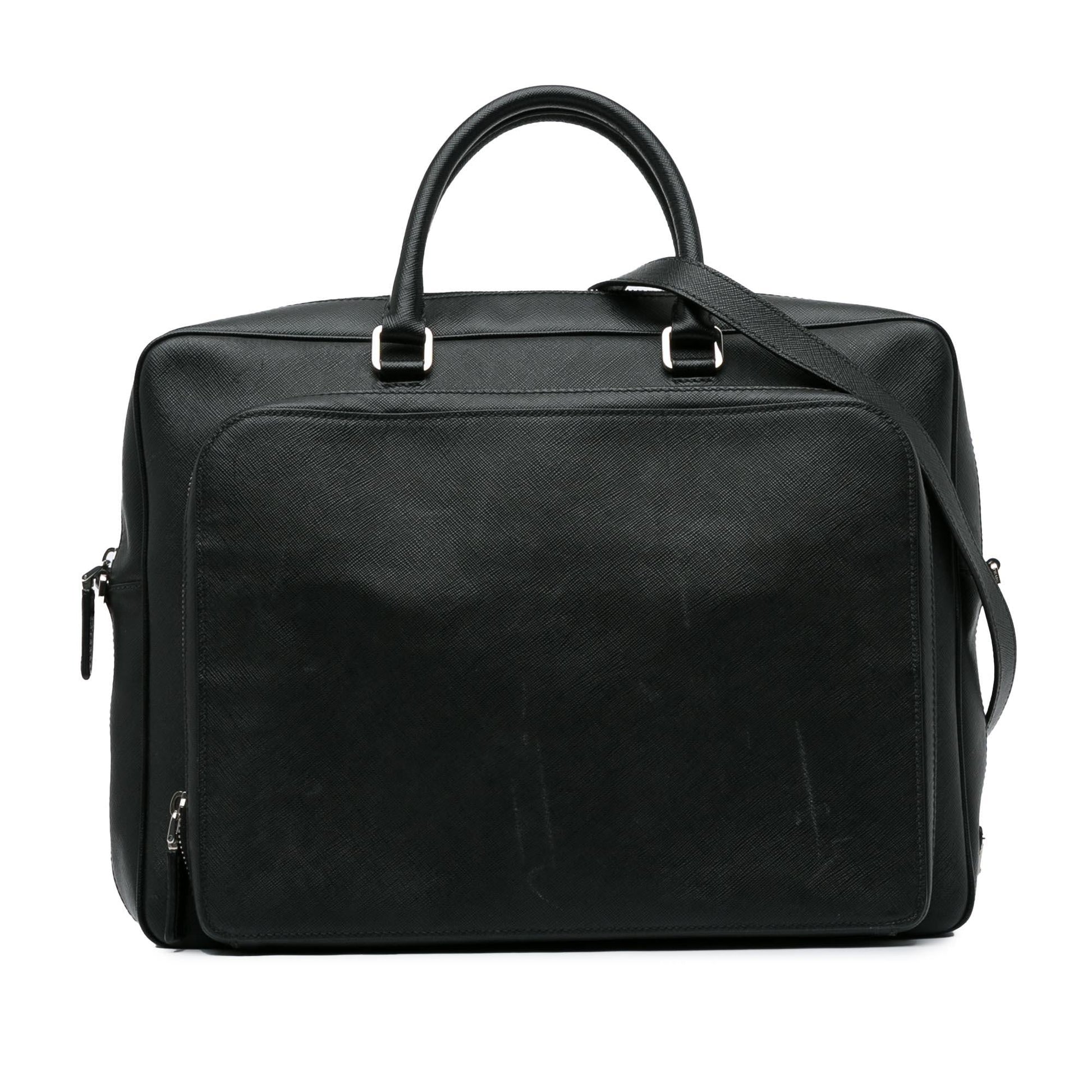 Prada Briefcase Shg 9Yo9Om Tote Bag Saffiano Zip
