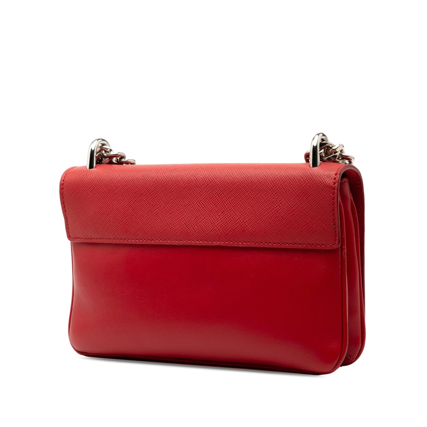 Prada And City Calf Crossbody Saffiano Chain Crossbody Bag