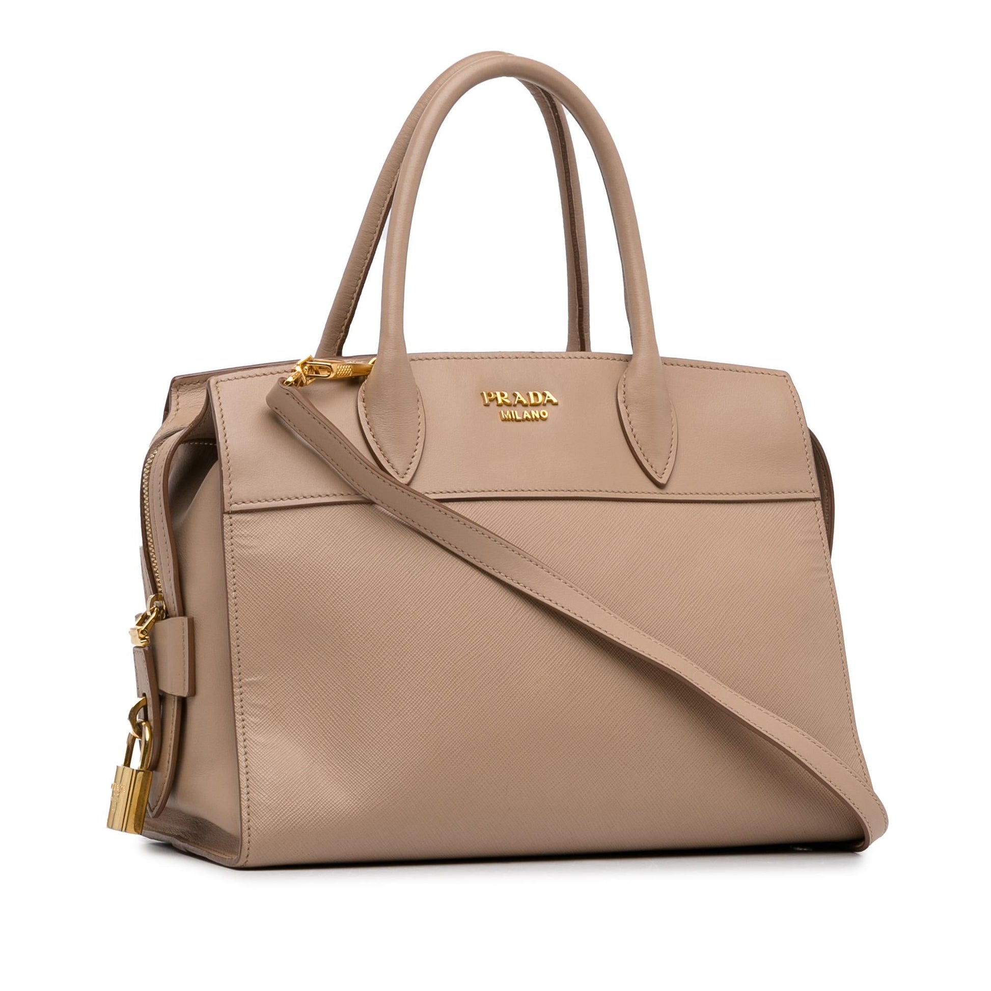 Prada And City Calf Esplanade Shg Mvjpfh Satchel Bag Saffiano