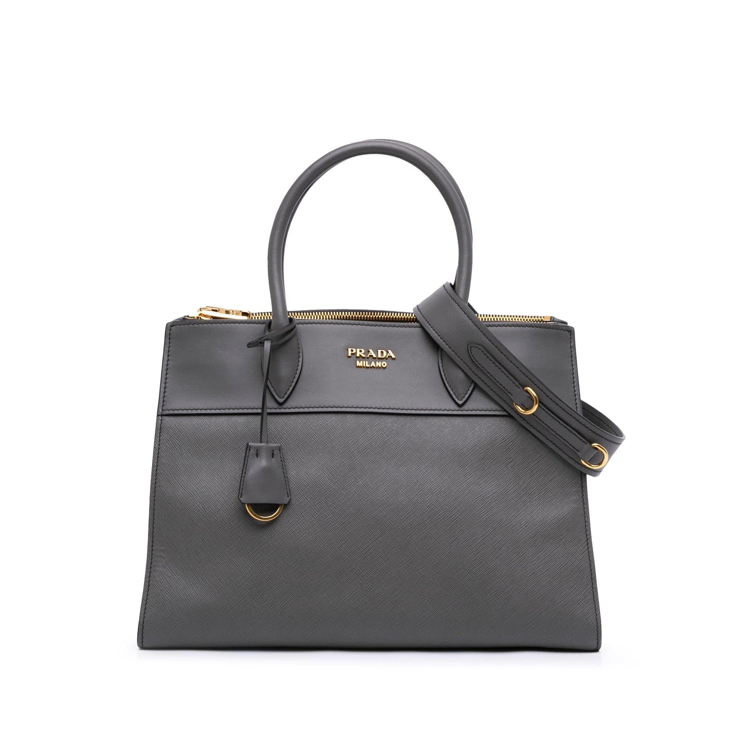 Prada And City Calf Paradigme Bag Saffiano Satchel Bag