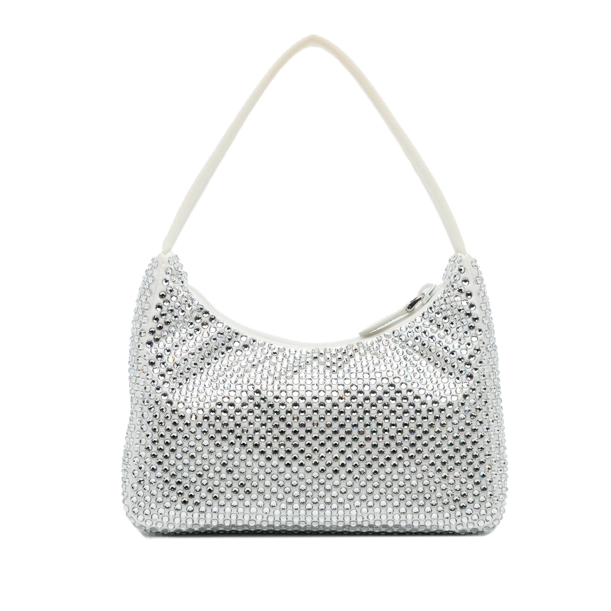 Prada Crystal Re Edition Shg 0Qe6Fx Handbag Satin Mini Travel Bag