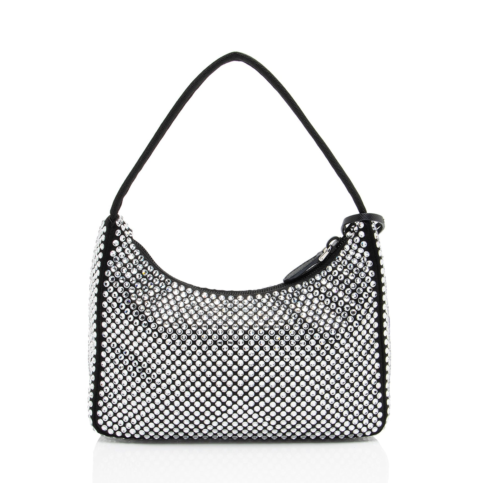 Prada Crystal Re Edition Bag Satin Mini Shoulder Bag 2000 Mini Bag