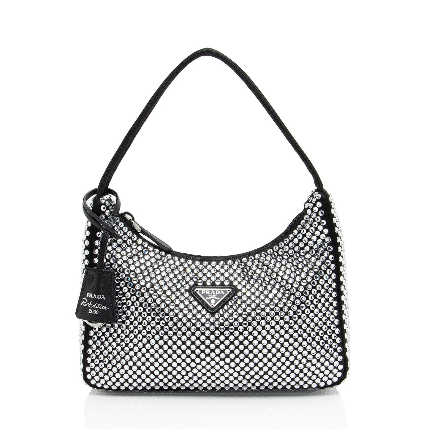 Prada Crystal Re Edition Bag Satin Mini Shoulder Bag 2000 Mini Bag