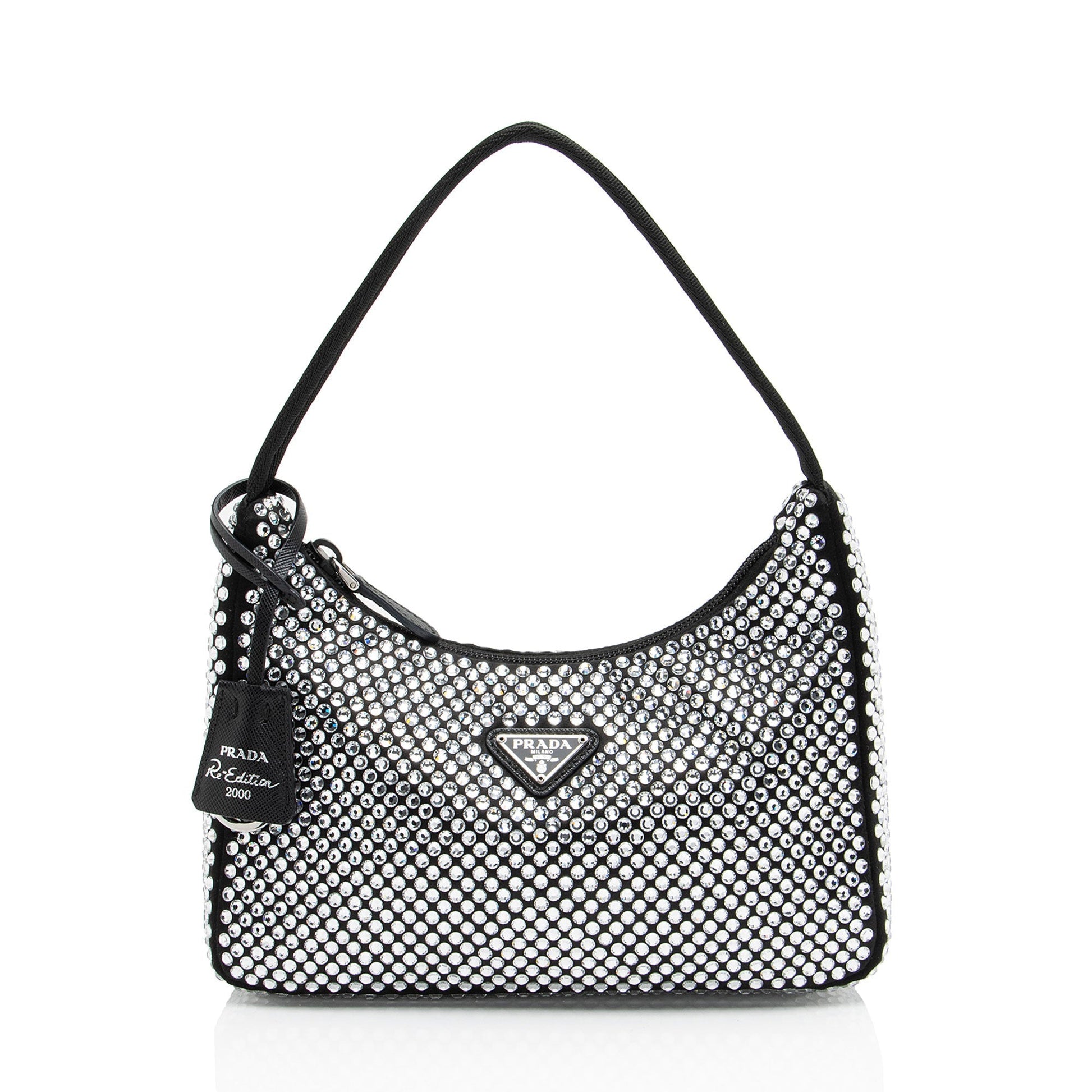 Prada Crystal Re Edition Bag Satin Mini Shoulder Bag 2000 Mini Bag