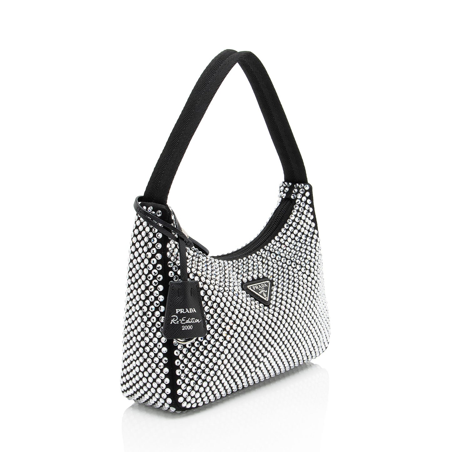 Prada Crystal Re Edition Bag Satin Mini Shoulder Bag 2000 Mini Bag