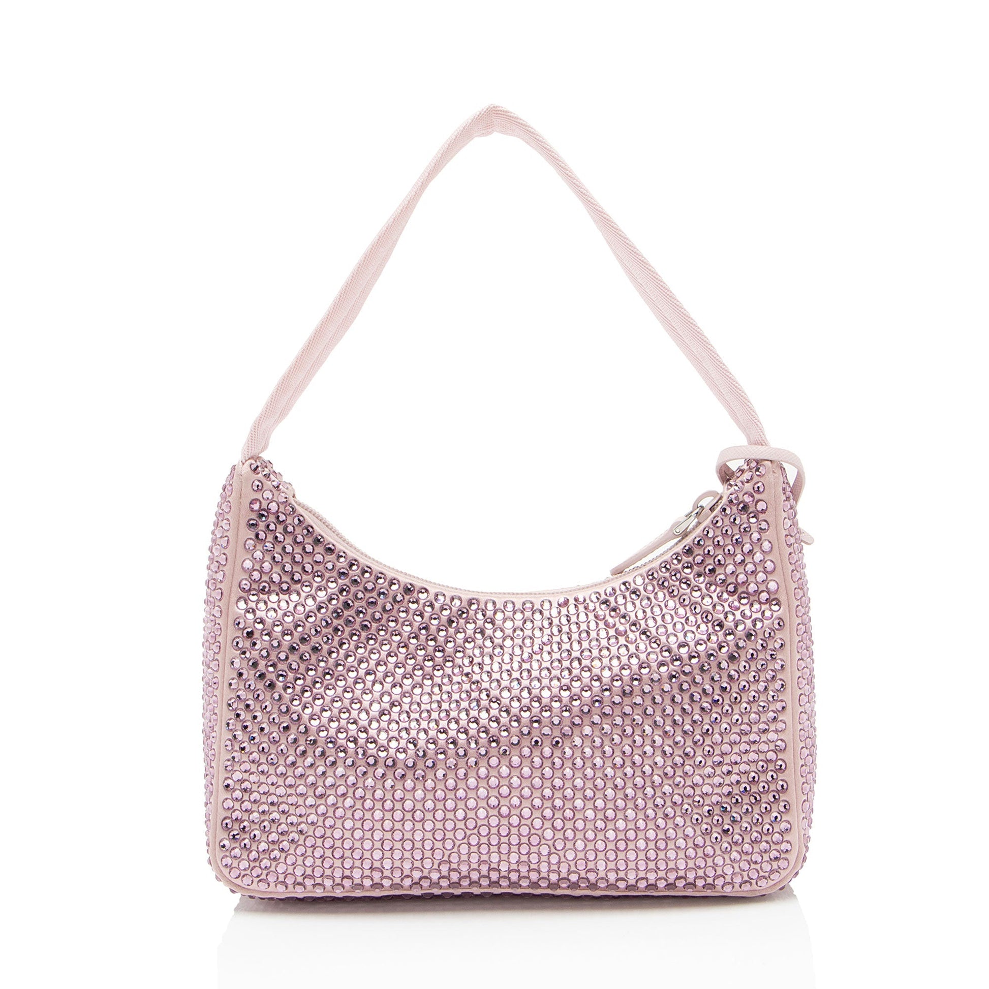 Prada Crystal Re Edition Bag Satin Mini Shoulder Bag Mini Bag 1