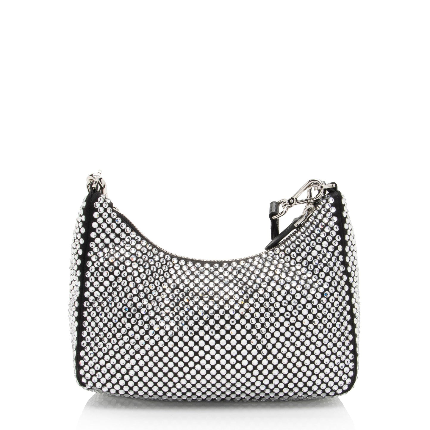 Prada Crystal Re Edition Crossbody Shf Lo9Csv Satin Crossbody Bag