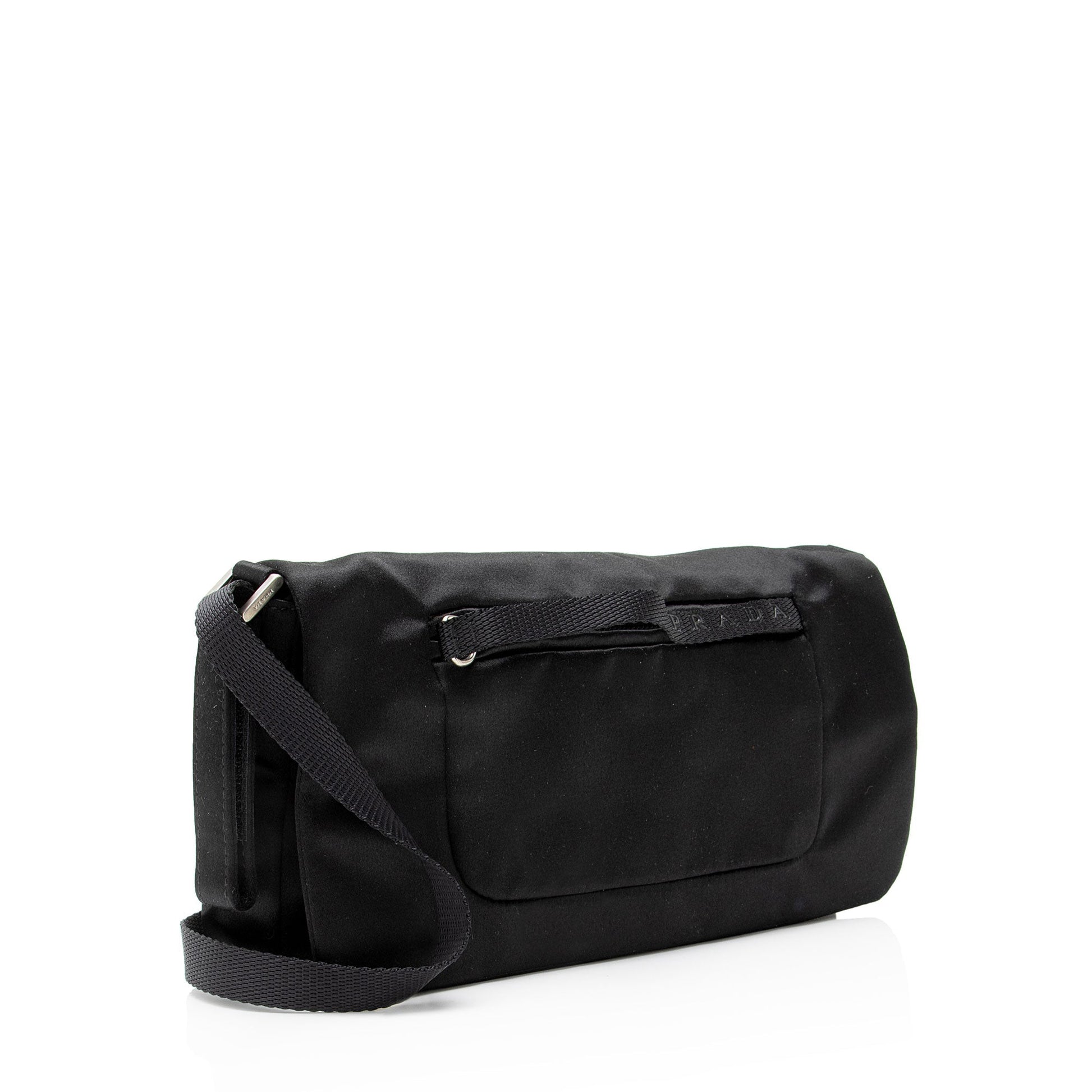 Prada Pochette Shoulder Bag Satin