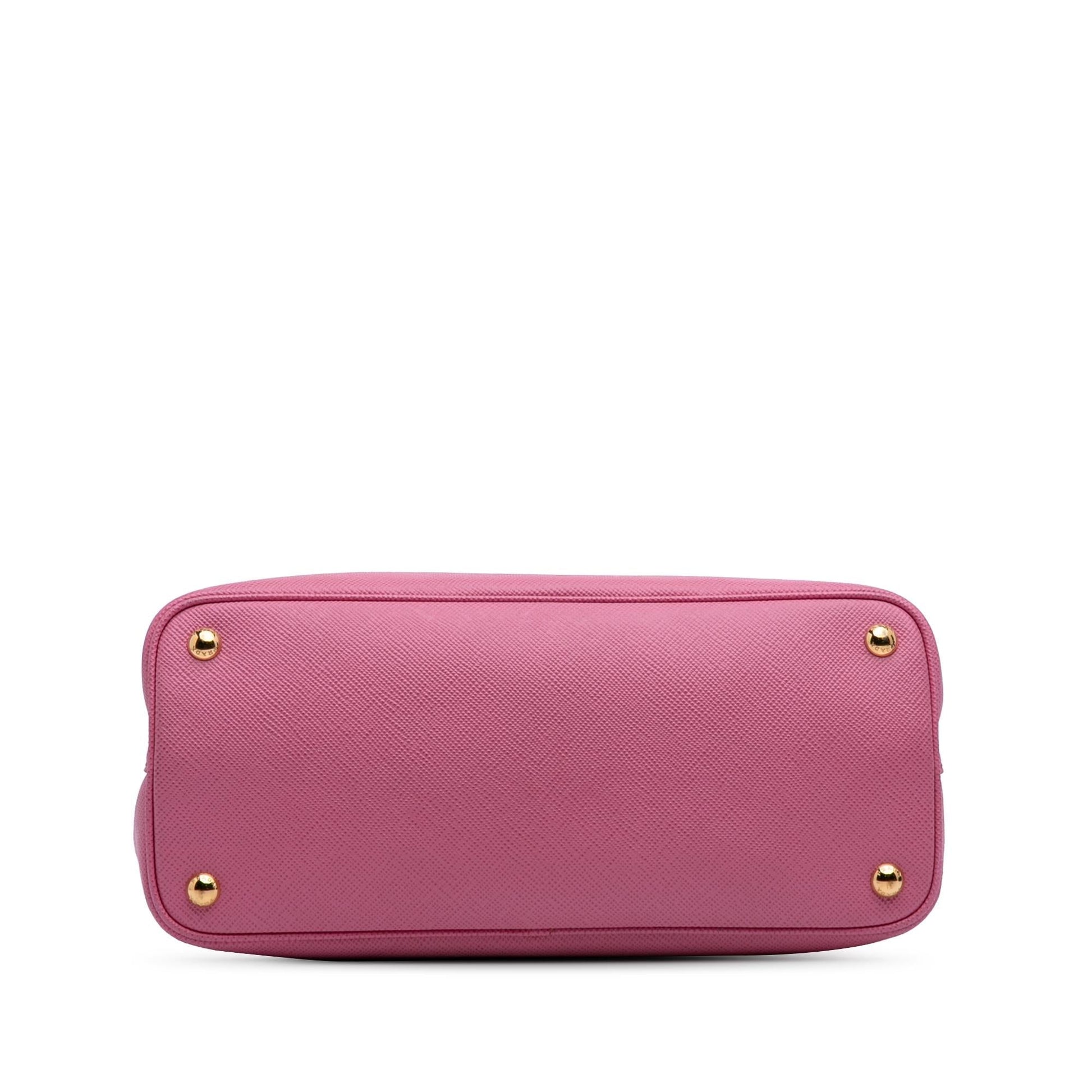 Prada Bicolor Cuir Double Satchel Saffiano Small Satchel Bag Double Satchel 1