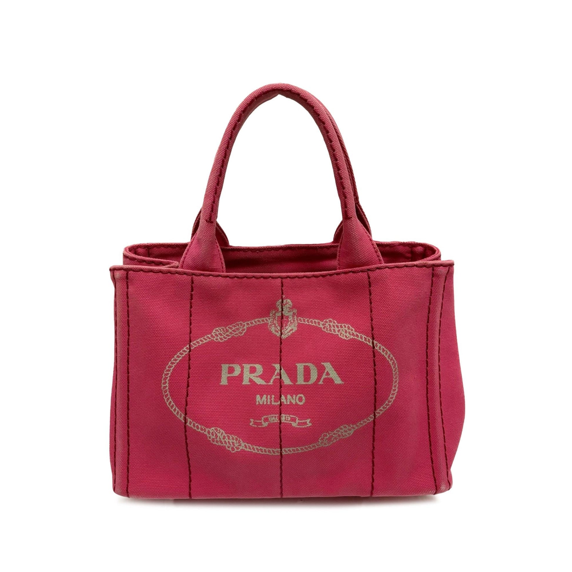 Prada Canapa Satchel Shg O5Sop1 Small Logo Satchel Bag