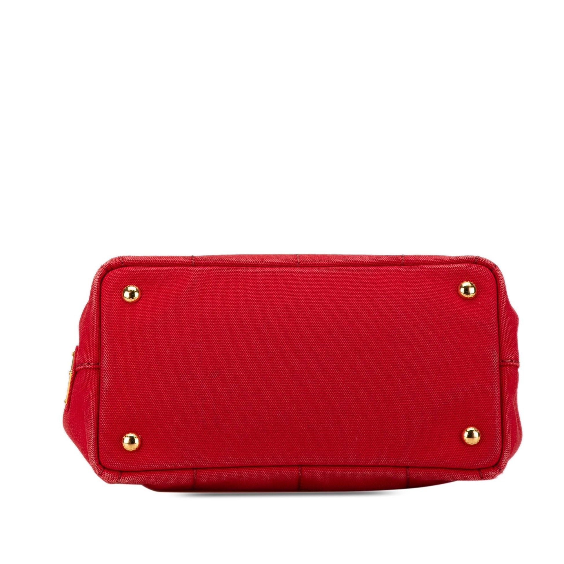 Prada Canapa Satchel Small Logo Satchel Bag