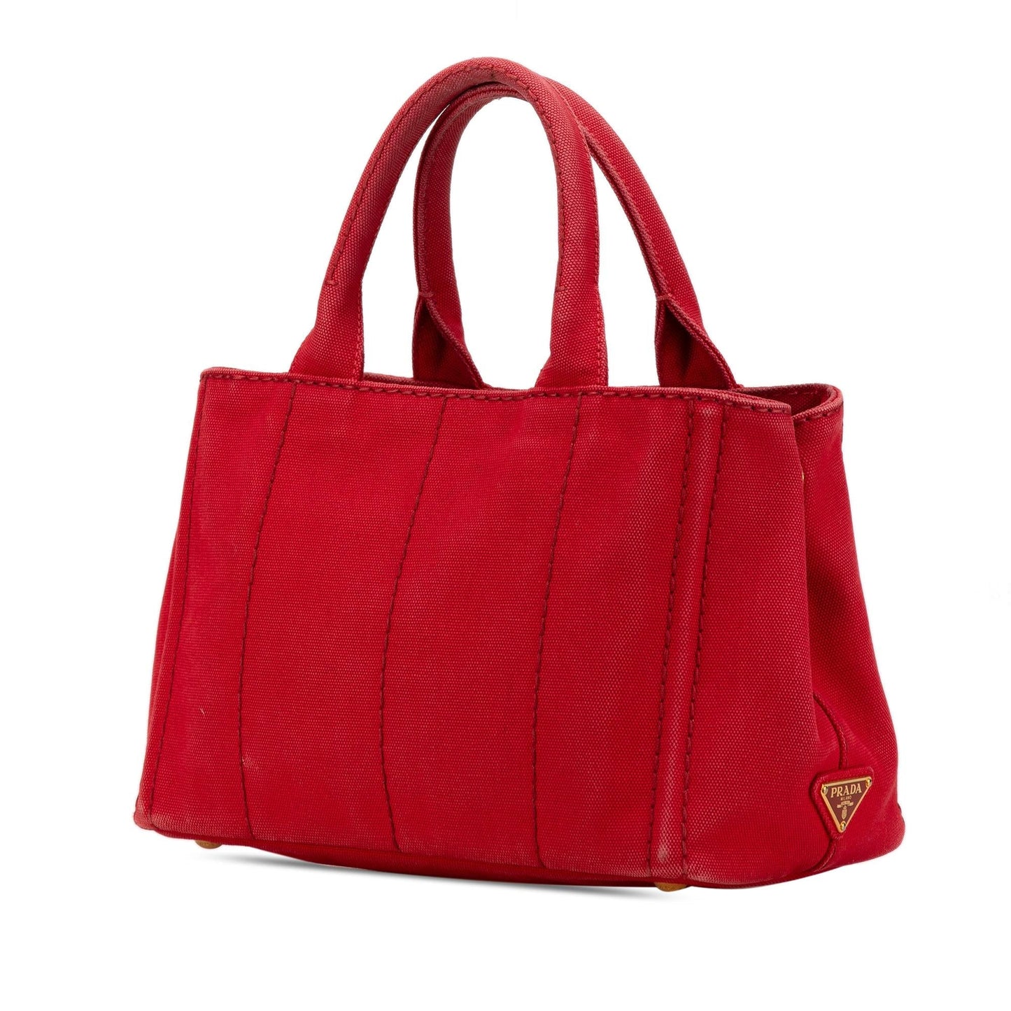 Prada Canapa Satchel Small Logo Satchel Bag