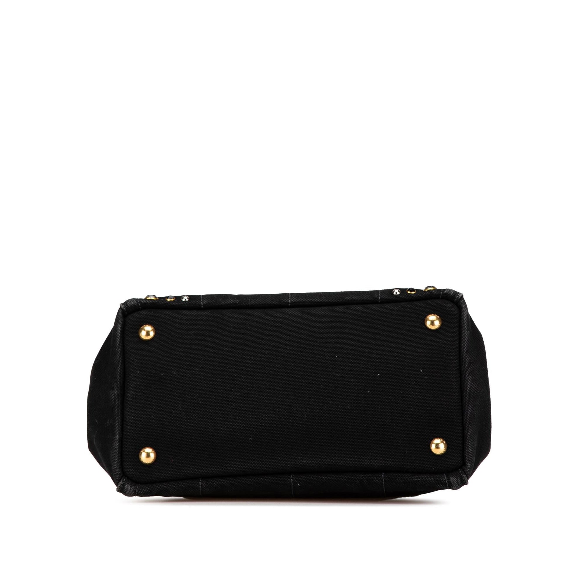 Prada Canapa Bijoux Satchel Canvas Small Satchel Bag