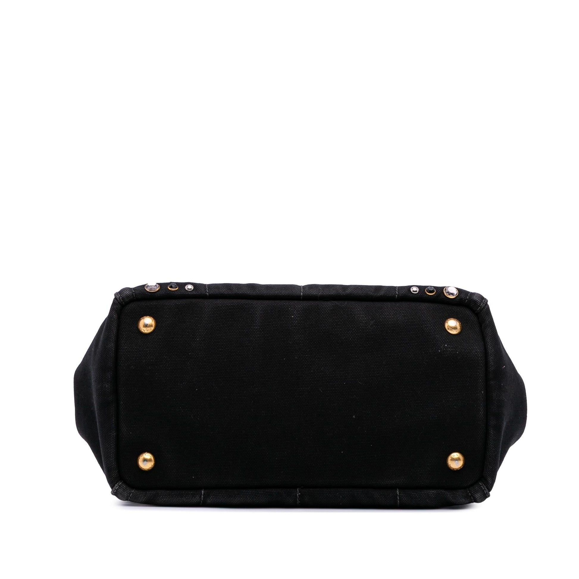 Prada Canapa Bijoux Satchel Canvas Small Satchel Bag Bijoux Satchel 1