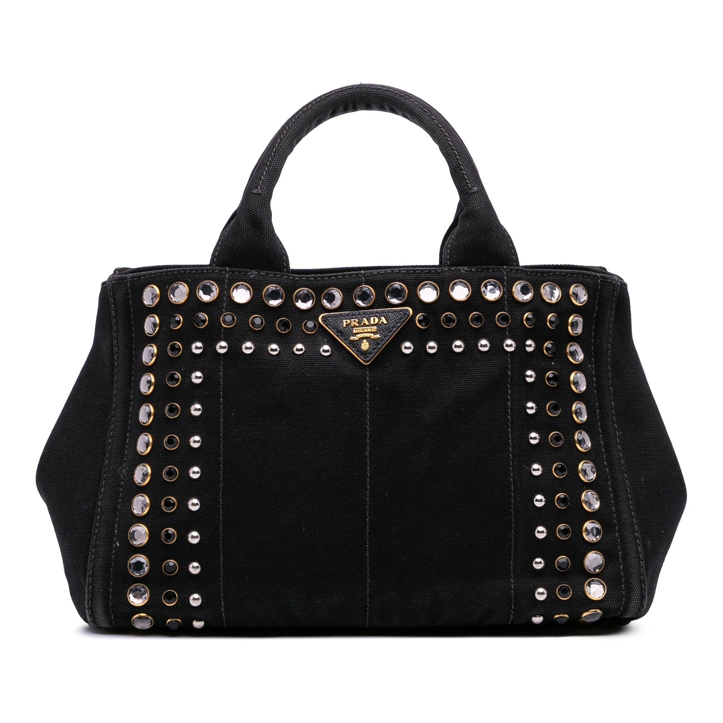 Prada Canapa Bijoux Satchel Canvas Small Satchel Bag Bijoux Satchel 1