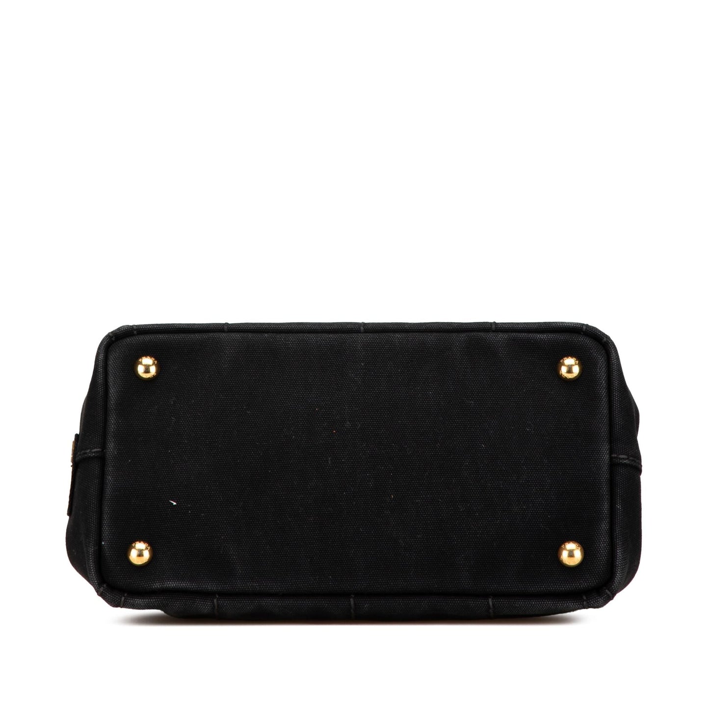 Prada Canapa Satchel Canvas Small Logo Satchel Bag