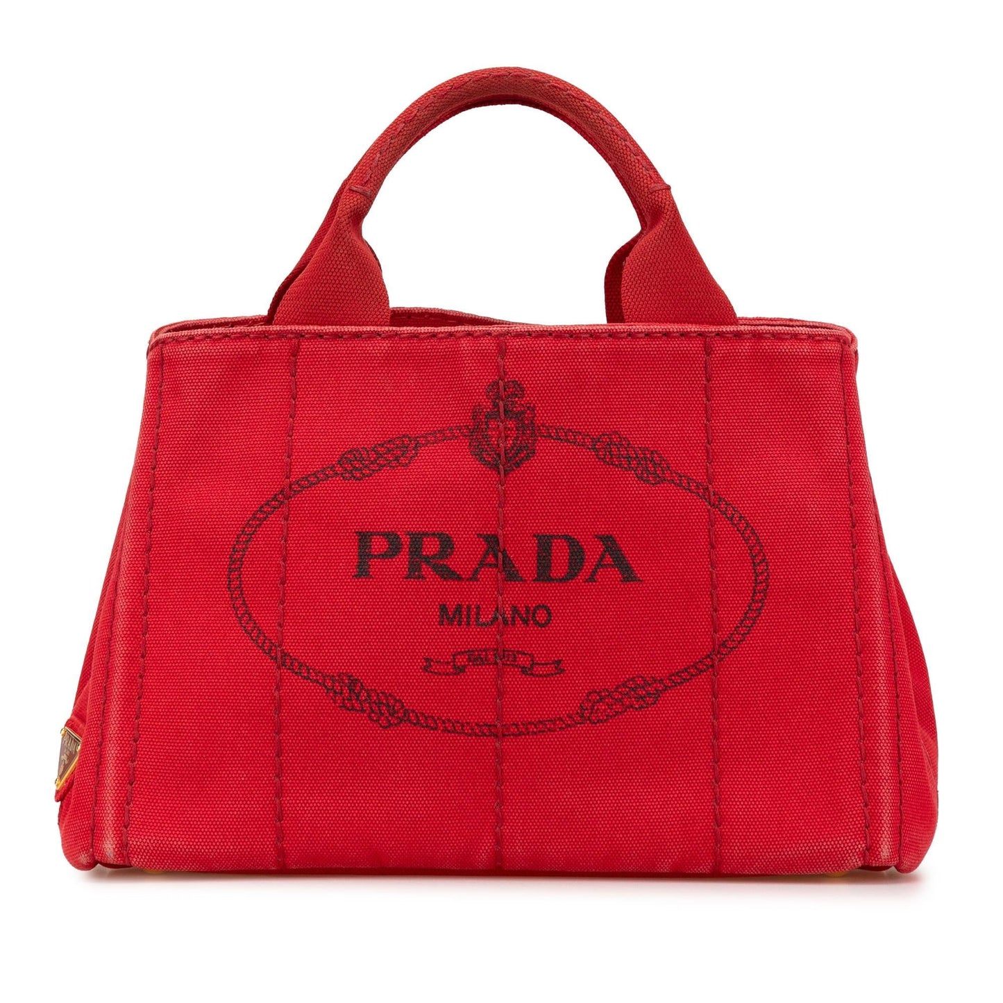 Prada Canapa Satchel Canvas Small Logo Satchel Bag Canapa Logo Satchel
