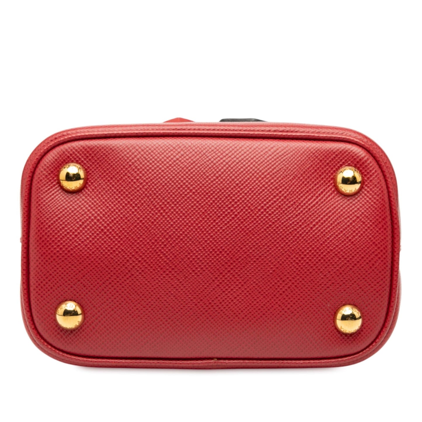Prada Embellished Cuir Panier Satchel Saffiano Small Satchel Bag