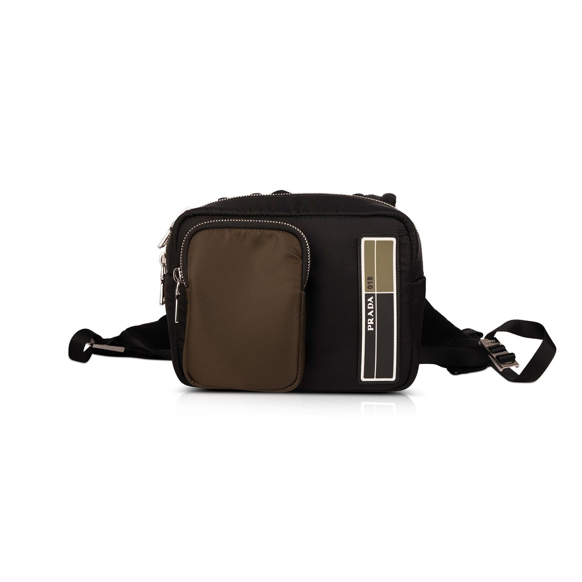 Prada Patch Tessuto Backpack Handbag Nylon Small