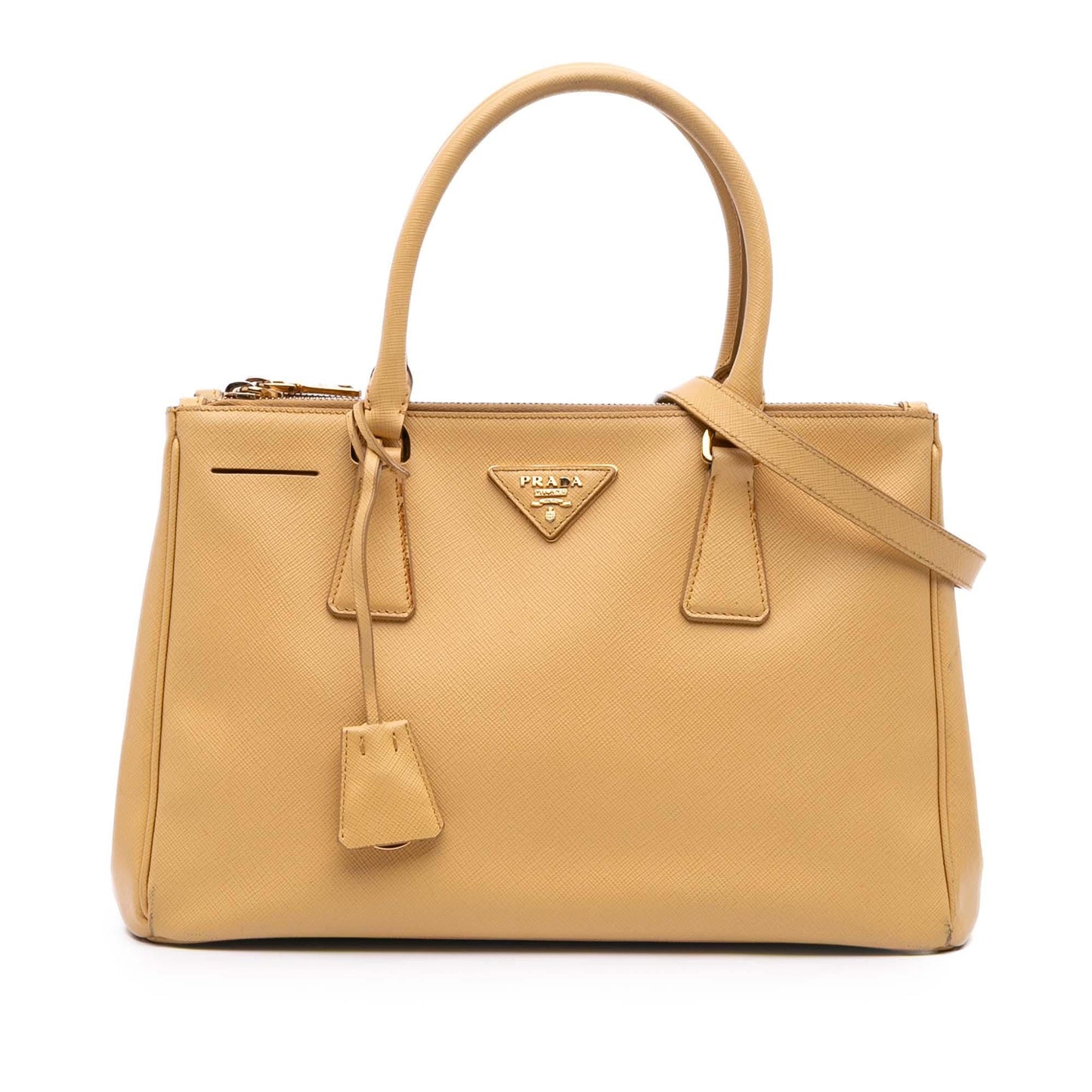 Prada Lux Galleria Double Satchel Saffiano Small Zip Satchel Bag Zip Satchel 2