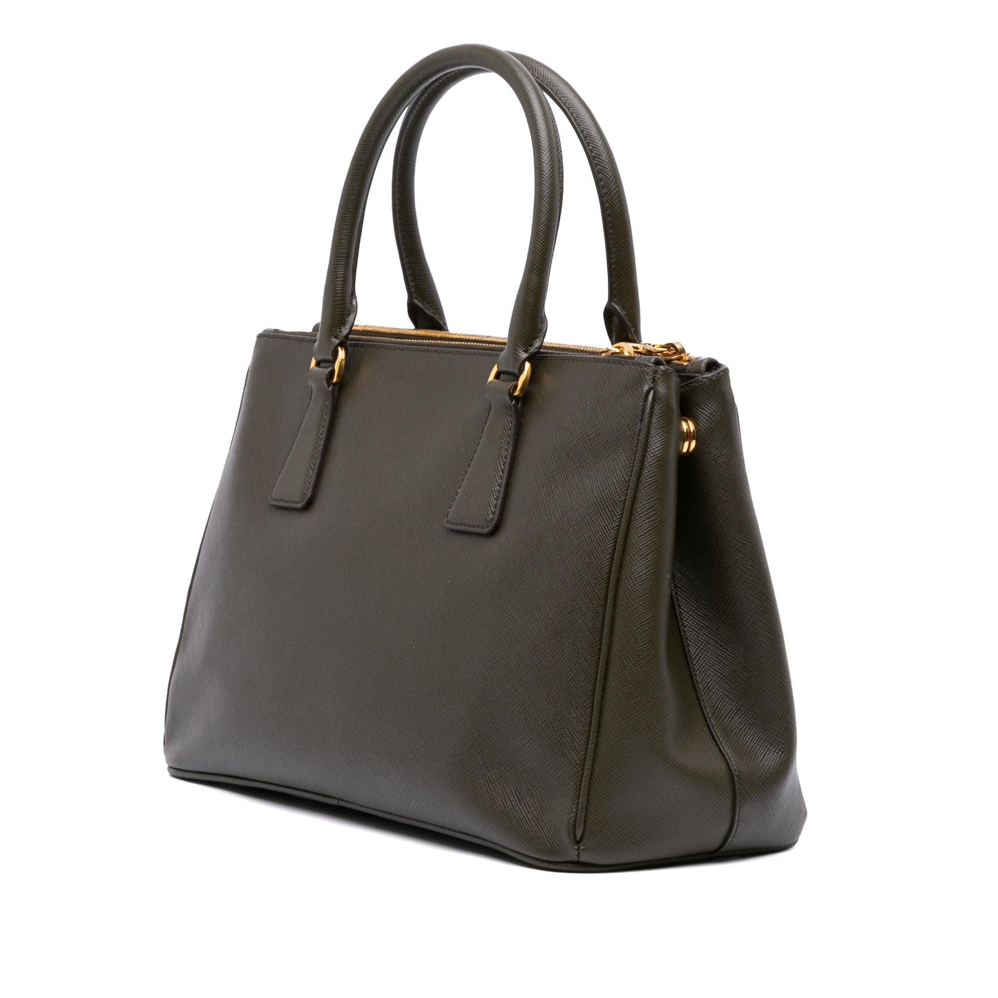 Prada Lux Galleria Double Satchel Saffiano Small Zip Satchel Bag Zip Satchel 4