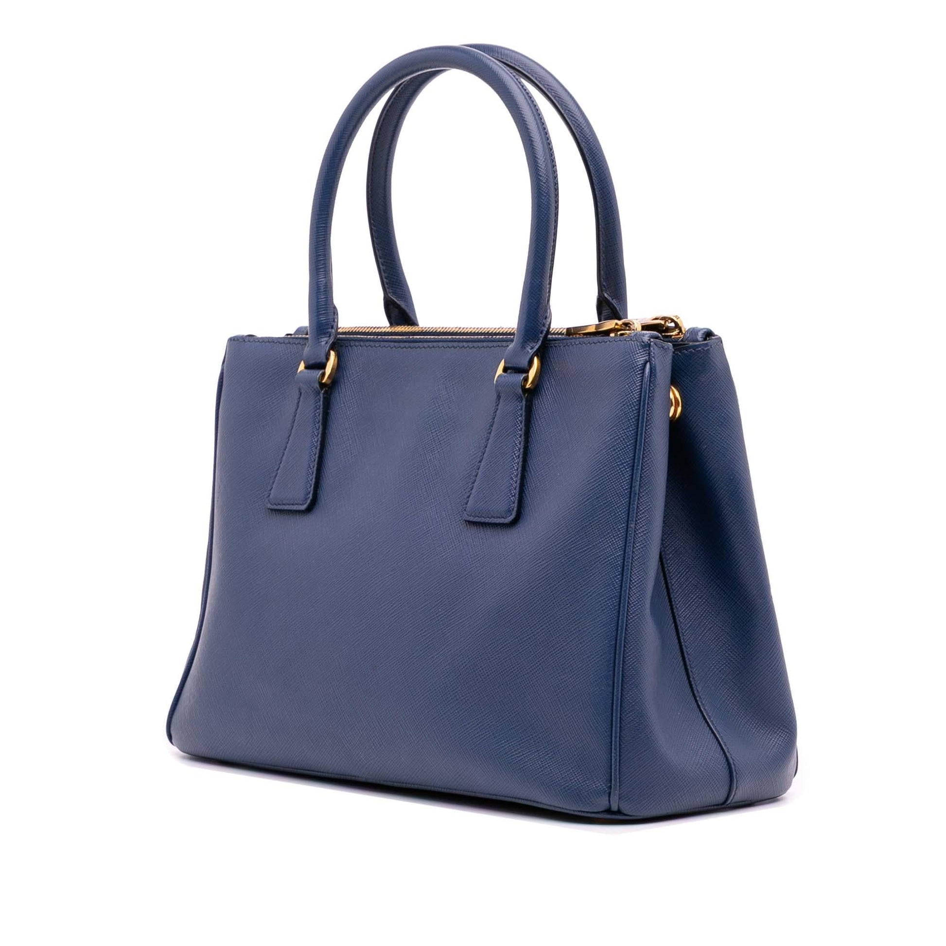 Prada Lux Galleria Double Satchel Saffiano Small Zip Satchel Bag Zip Satchel 6