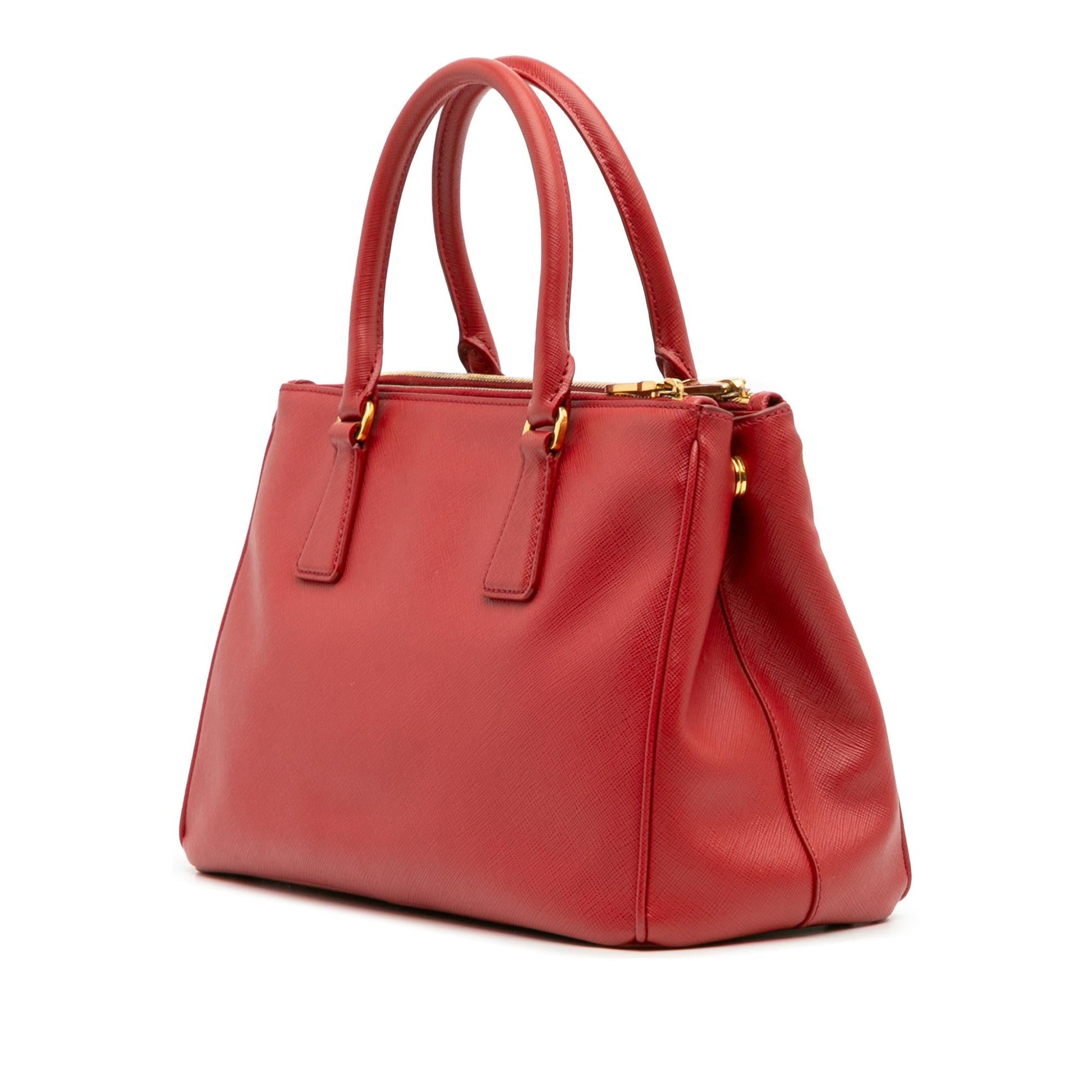 Prada Lux Galleria Double Satchel Saffiano Small Zip Satchel Bag Zip Satchel 9