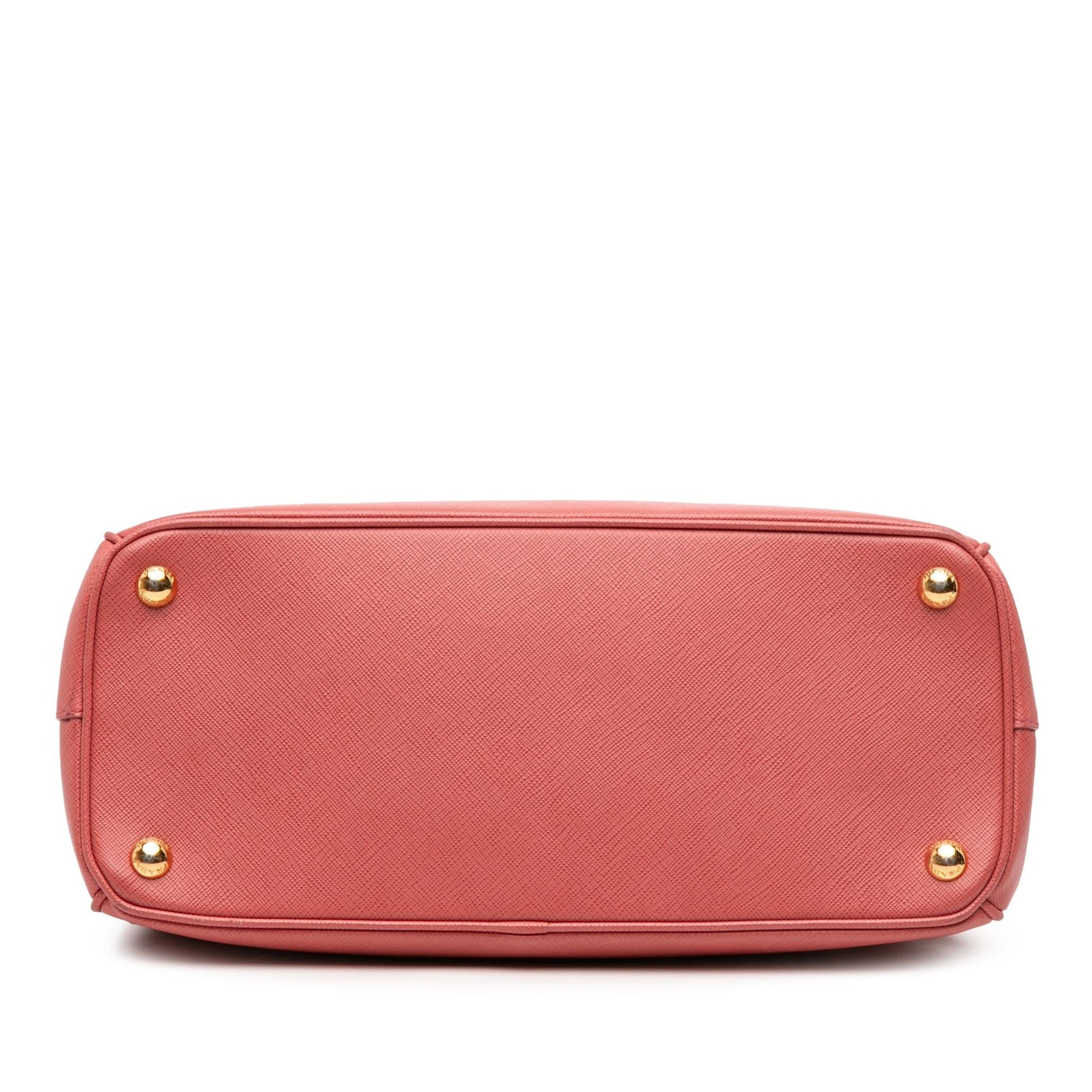 Prada Lux Galleria Double Satchel Saffiano Small Zip Satchel Bag Zip Satchel 10