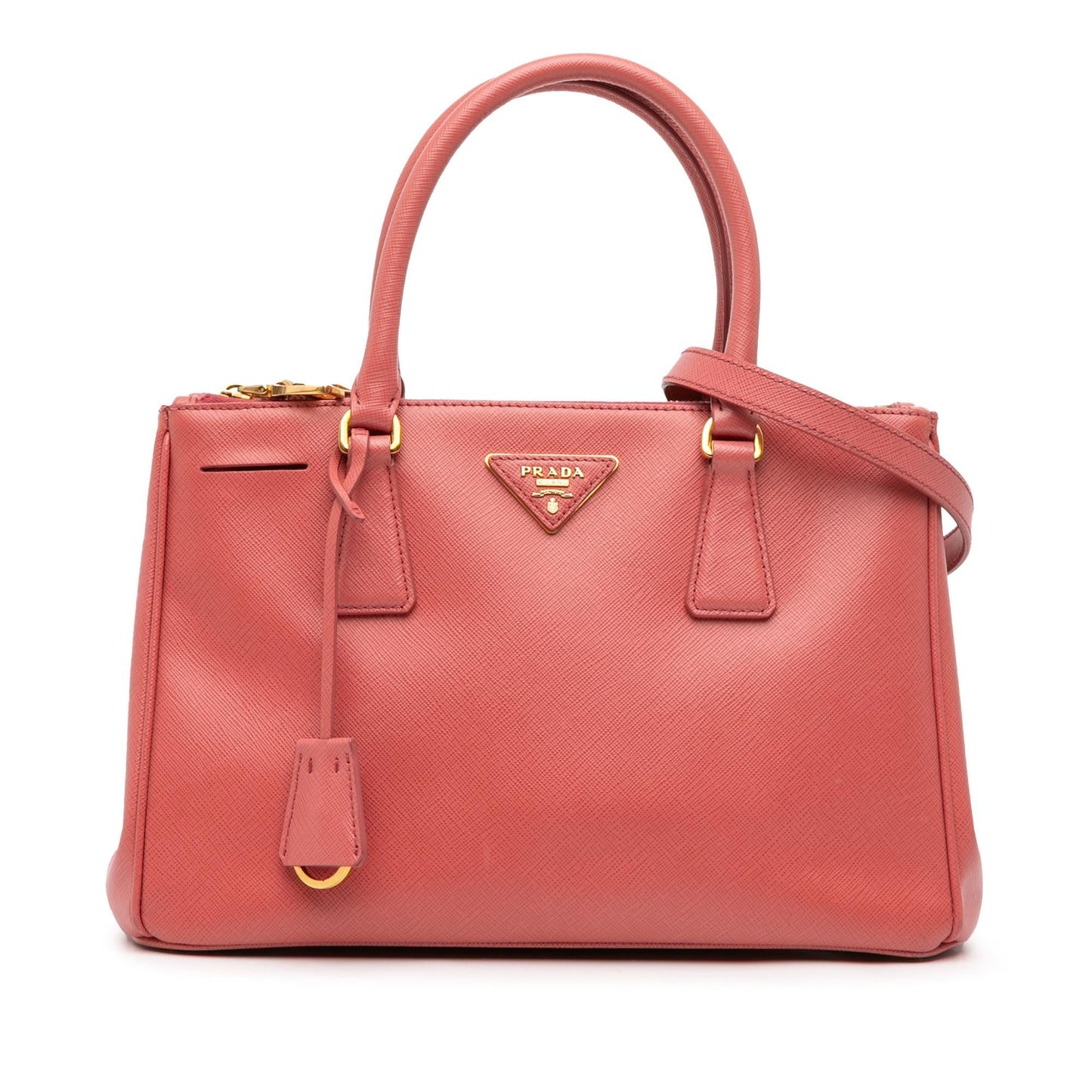 Prada Lux Galleria Double Satchel Saffiano Small Zip Satchel Bag Zip Satchel 10