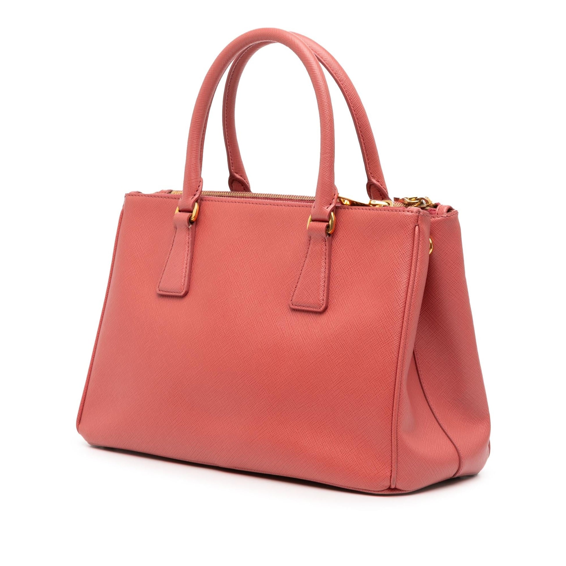 Prada Lux Galleria Double Satchel Saffiano Small Zip Satchel Bag Zip Satchel 10
