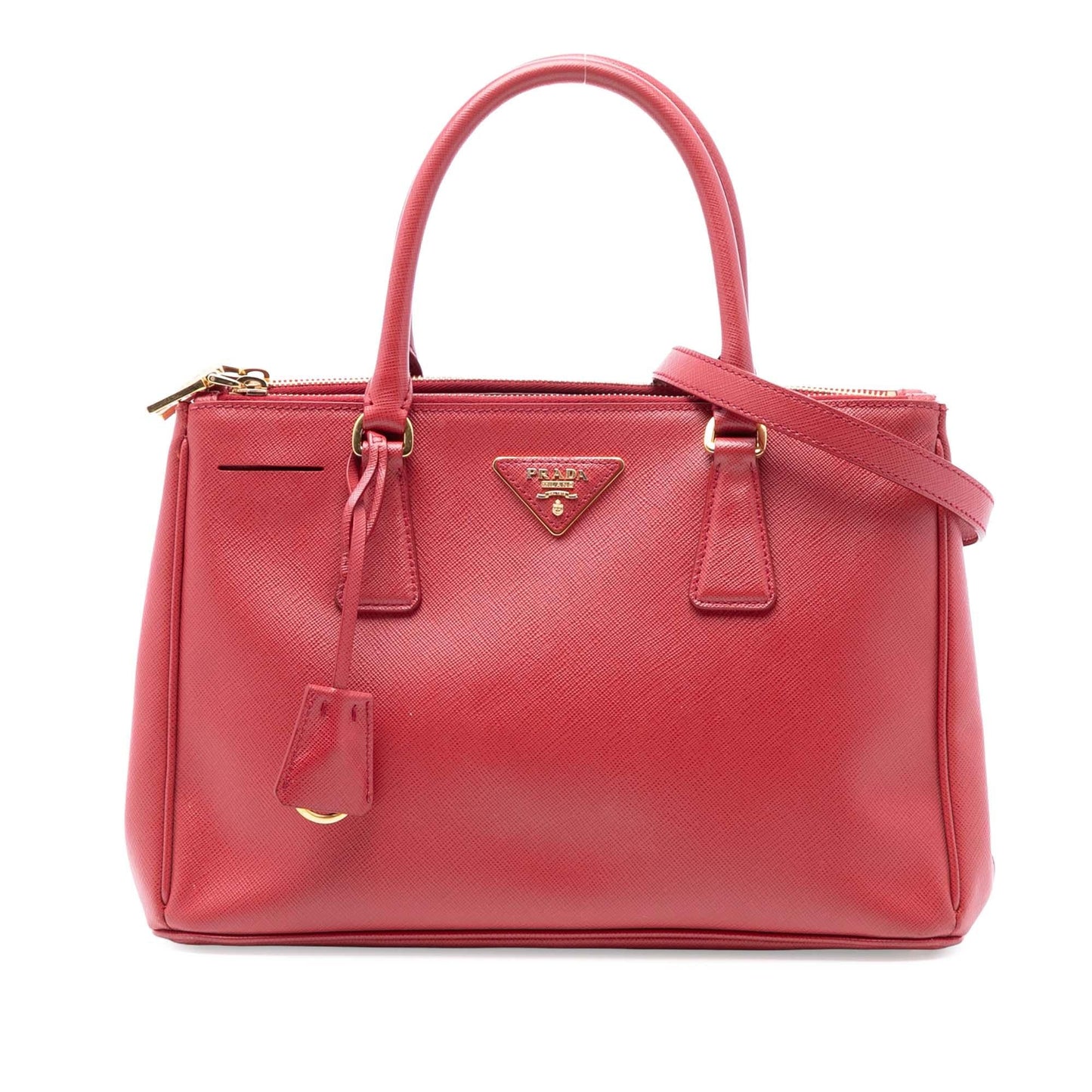 Prada Lux Galleria Double Satchel Saffiano Small Zip Satchel Bag Zip Satchel 11