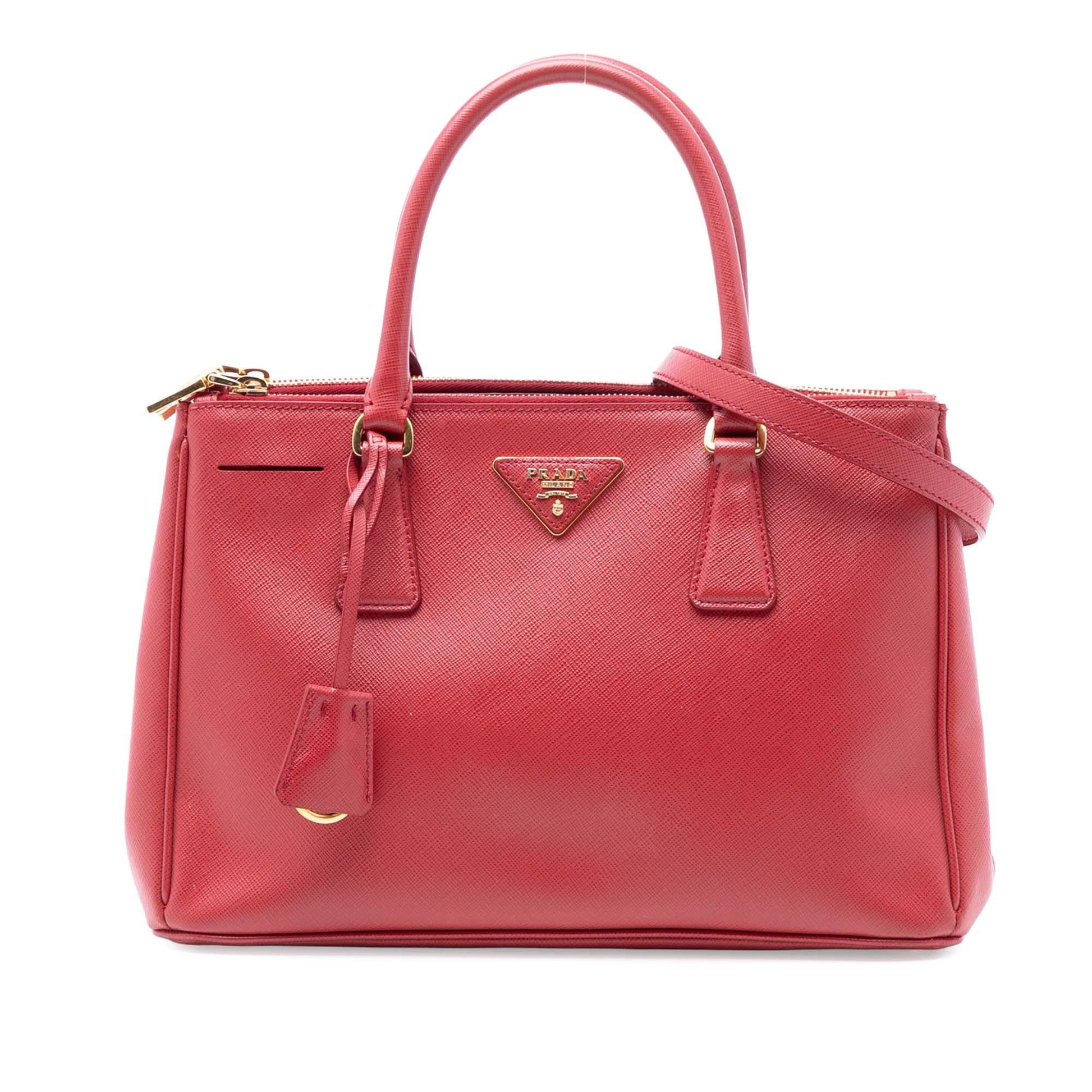 Prada Lux Galleria Double Satchel Saffiano Small Zip Satchel Bag Zip Satchel 11